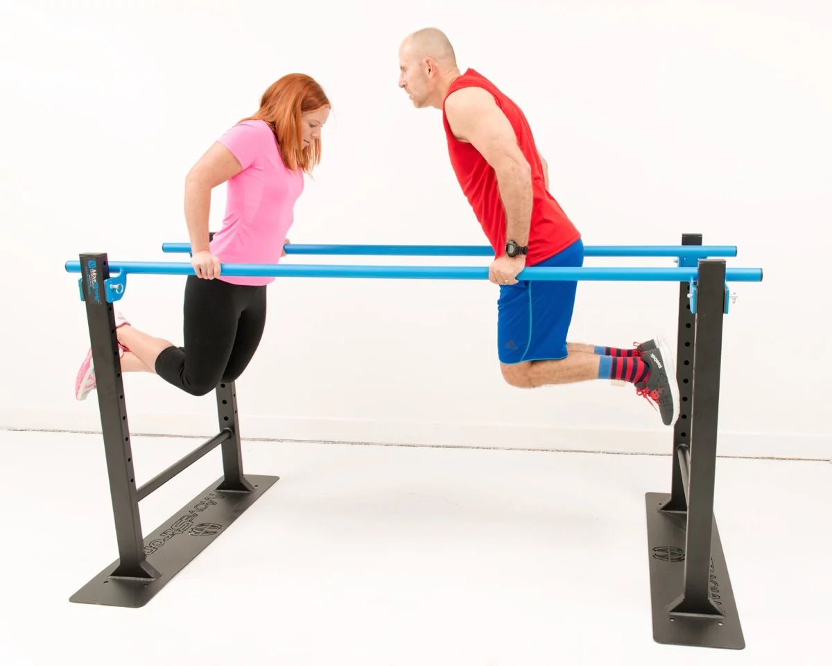 Adjustable parallel bars