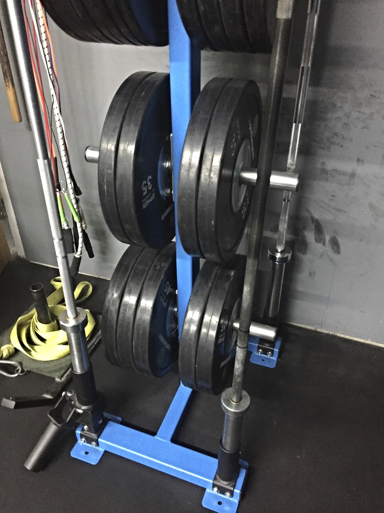 Bumper plate holder