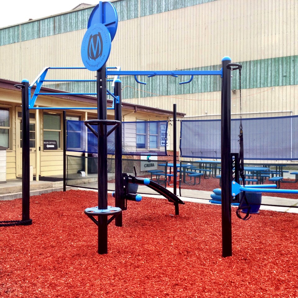 outdoor company gym for employees