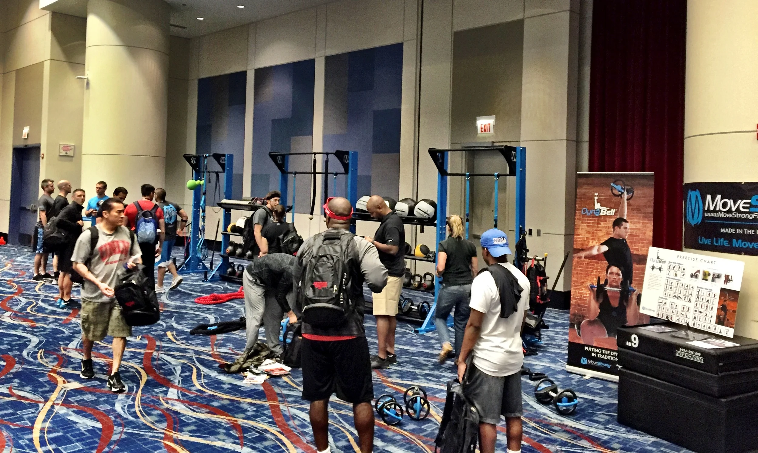 Functional Fitness Summit debut of MoveStrong rack