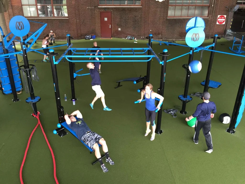 MoveStrong outdoor group workout on the Trex FTS