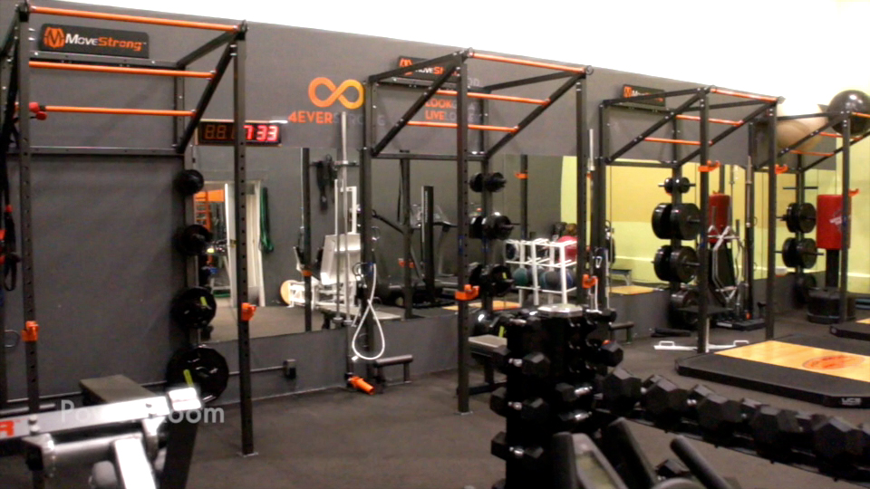 Wall mount fitness training racks