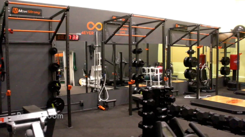 Wall mount fitness training racks
