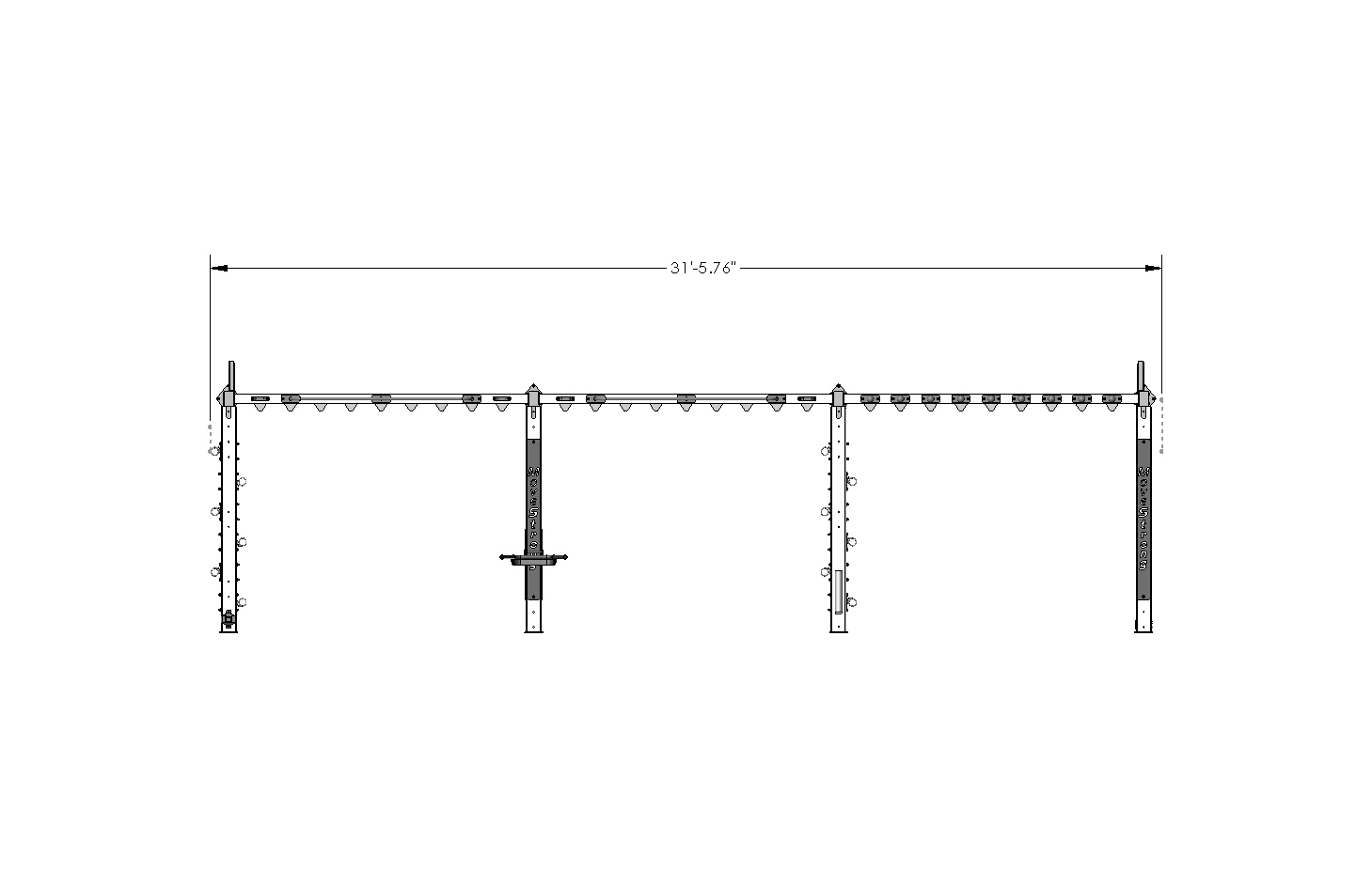 30' Nova FTS Wall Bridge