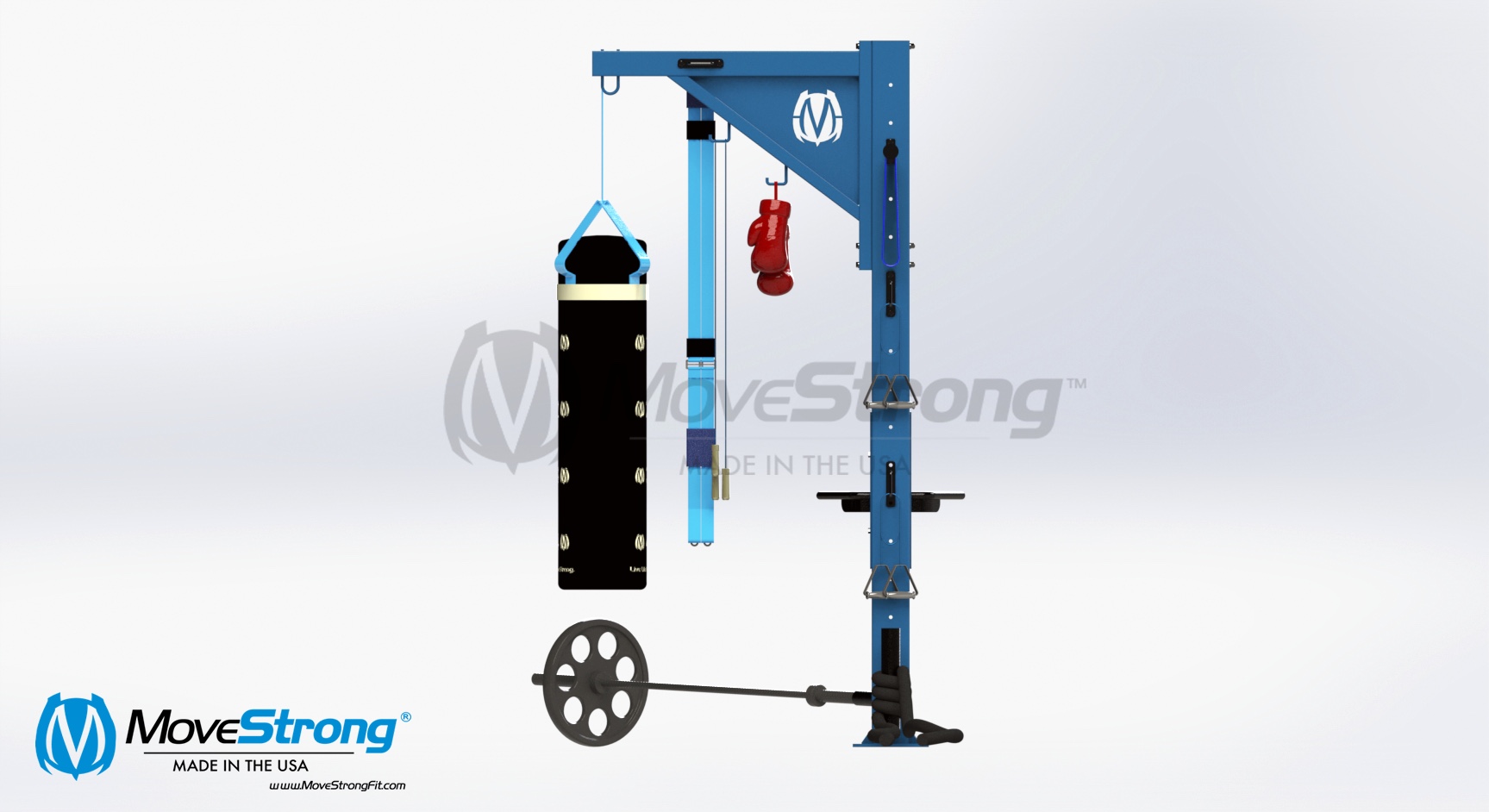 Freestanding back rack training