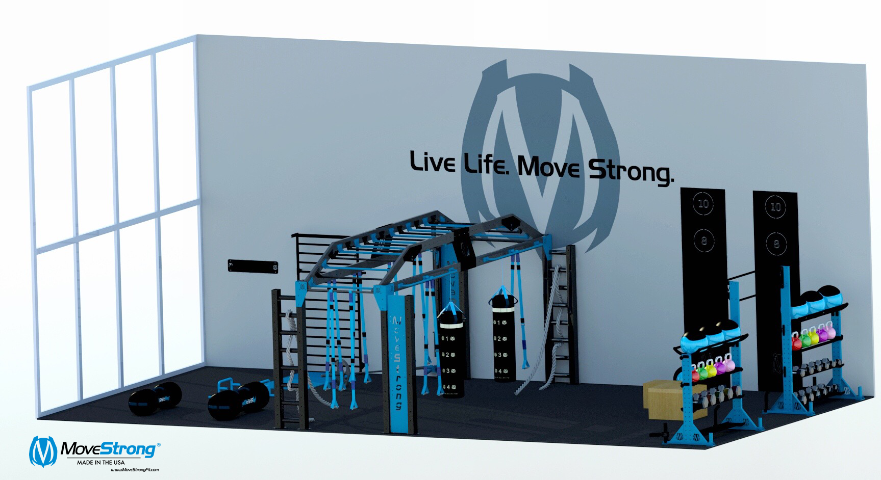 MoveStrong functional fitness Nova XL layout