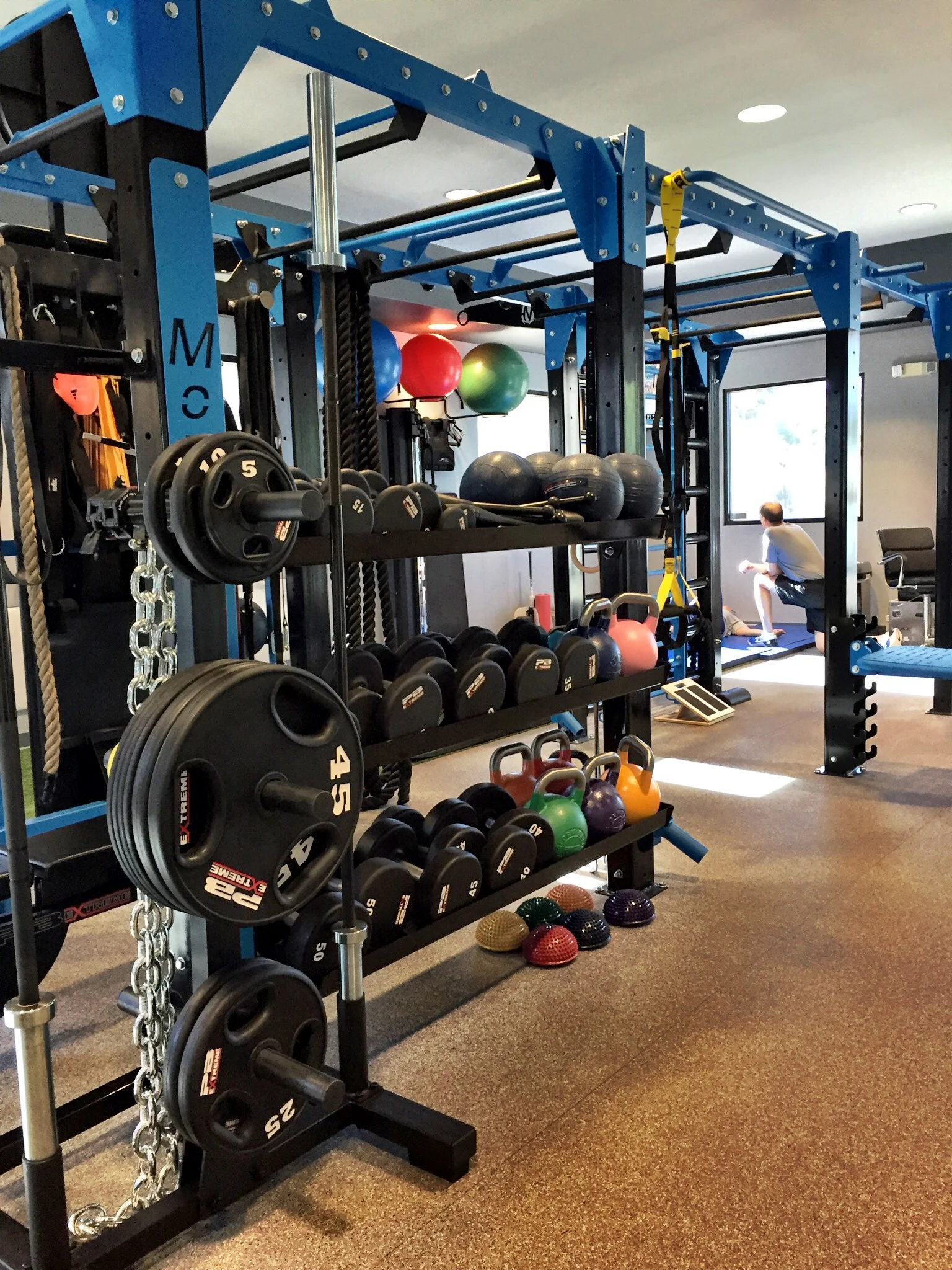 Fitness Accessory Storage integrated into FTS