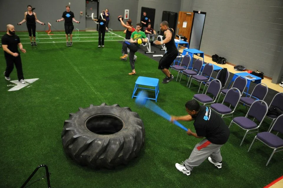 YMCA group workout with MoveStrong