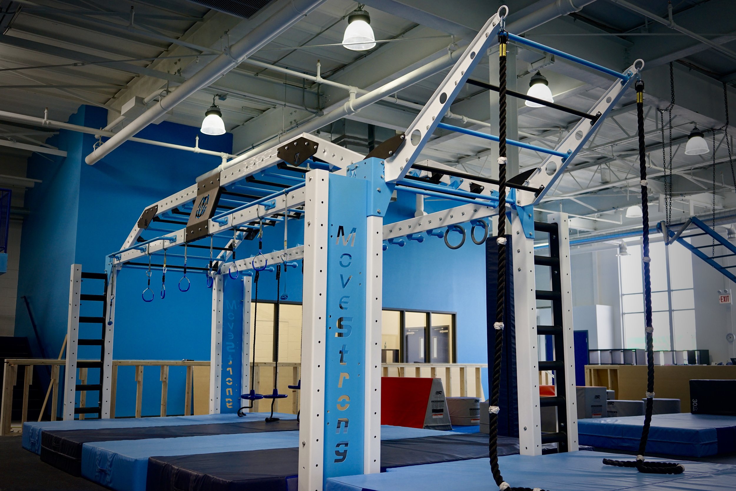 Ninja warrior training on MoveStrong