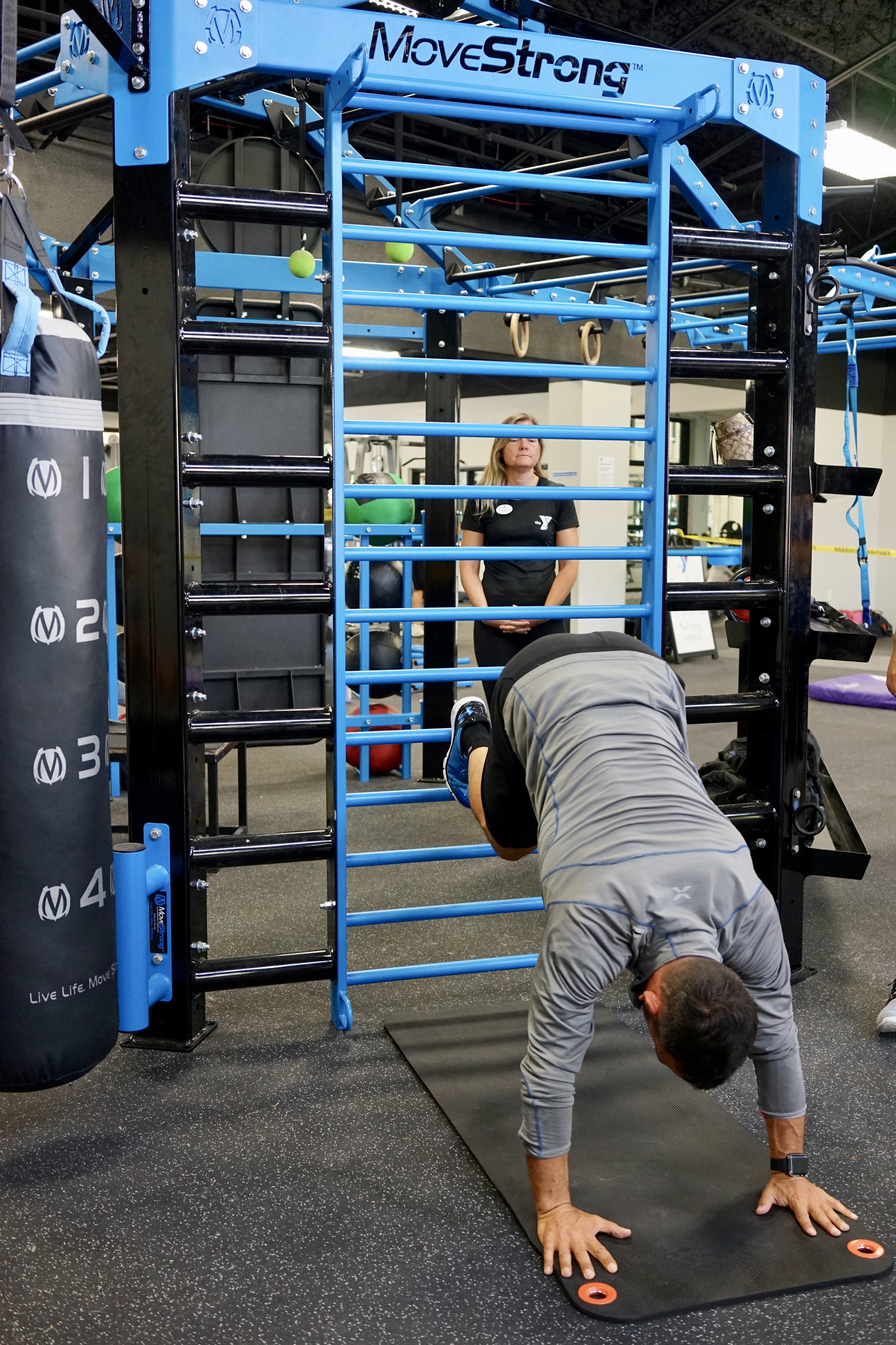 Stall bars hand stand training