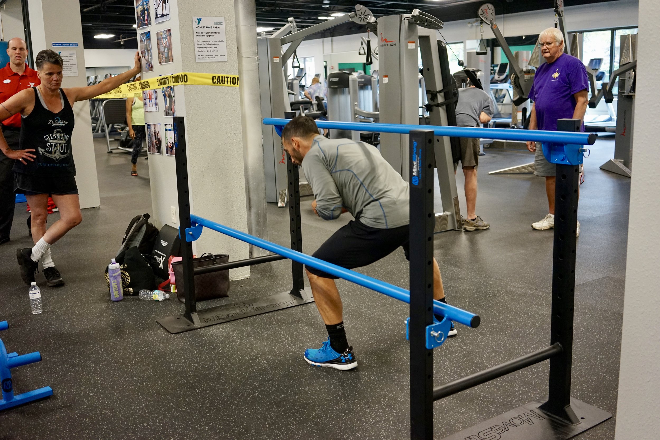 Adjustable Parallel bars mobility drills 