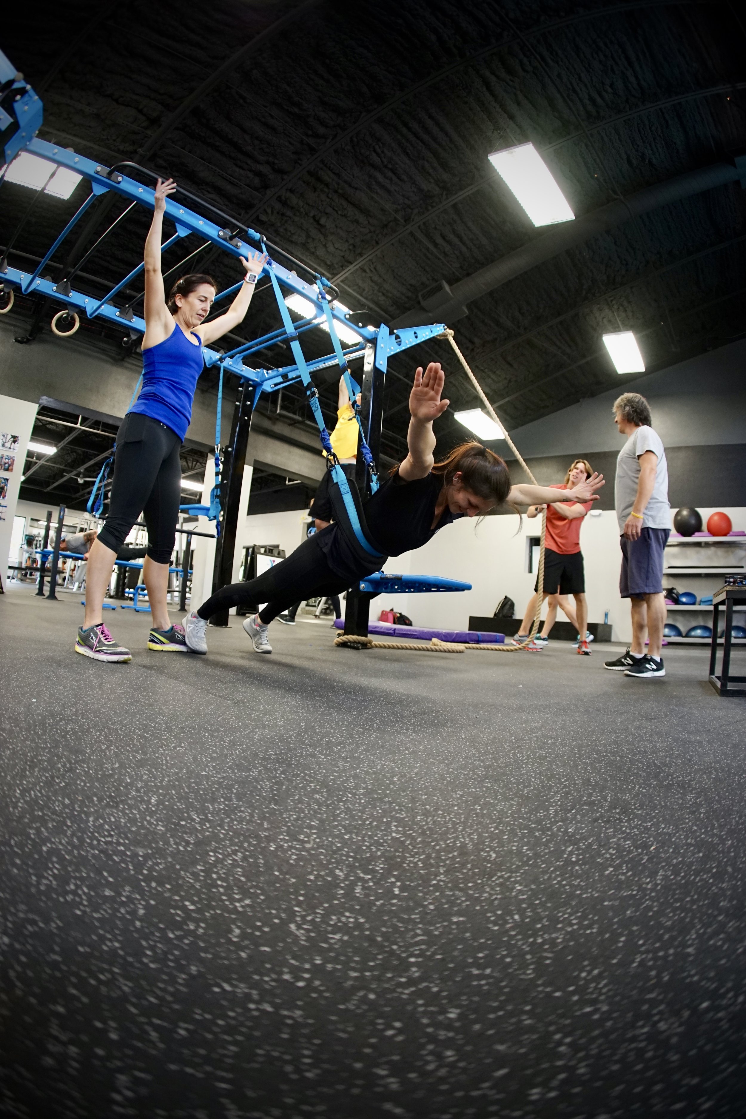 Suspension core prone reach