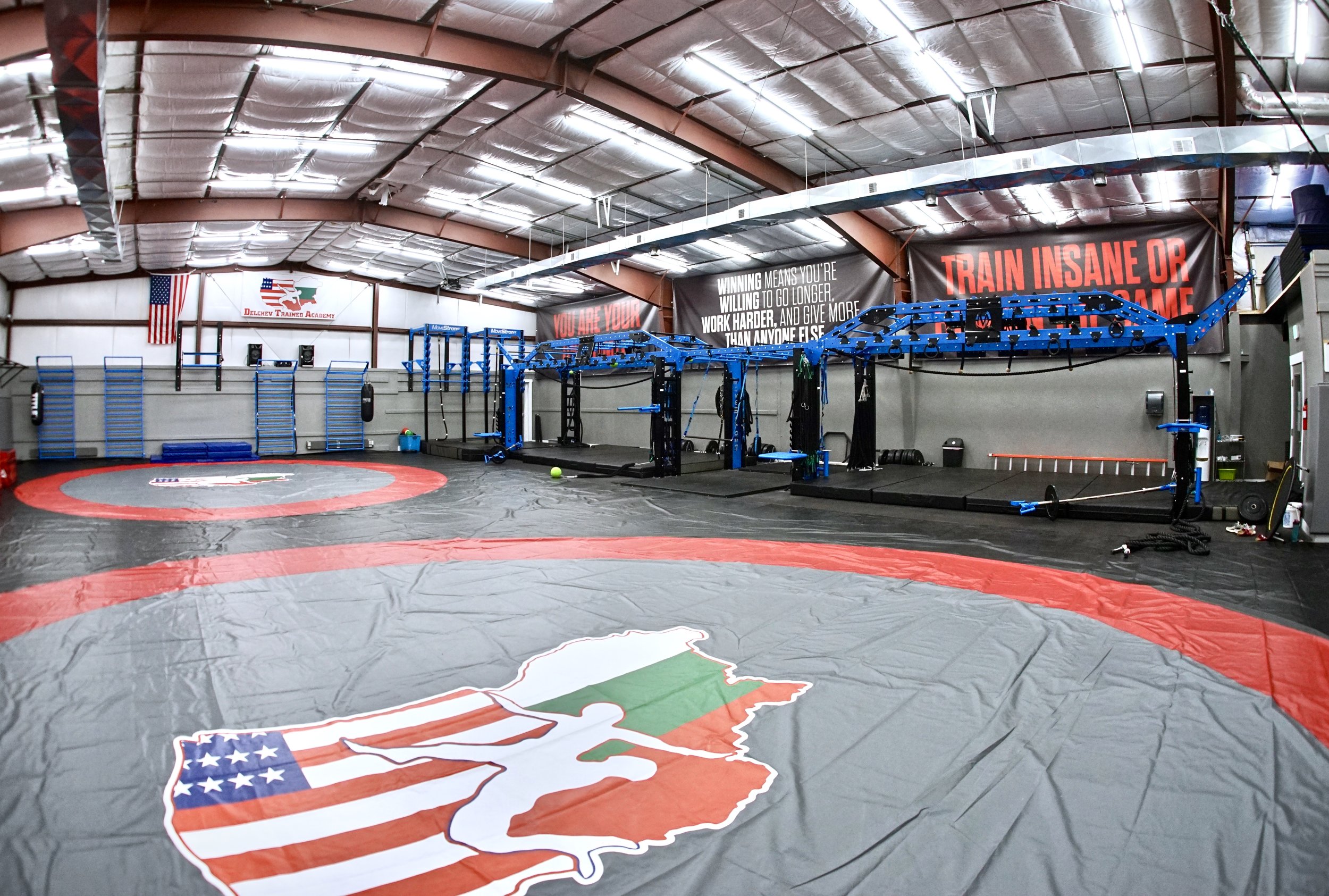 Open floor space for Wrestling and Youth Sports