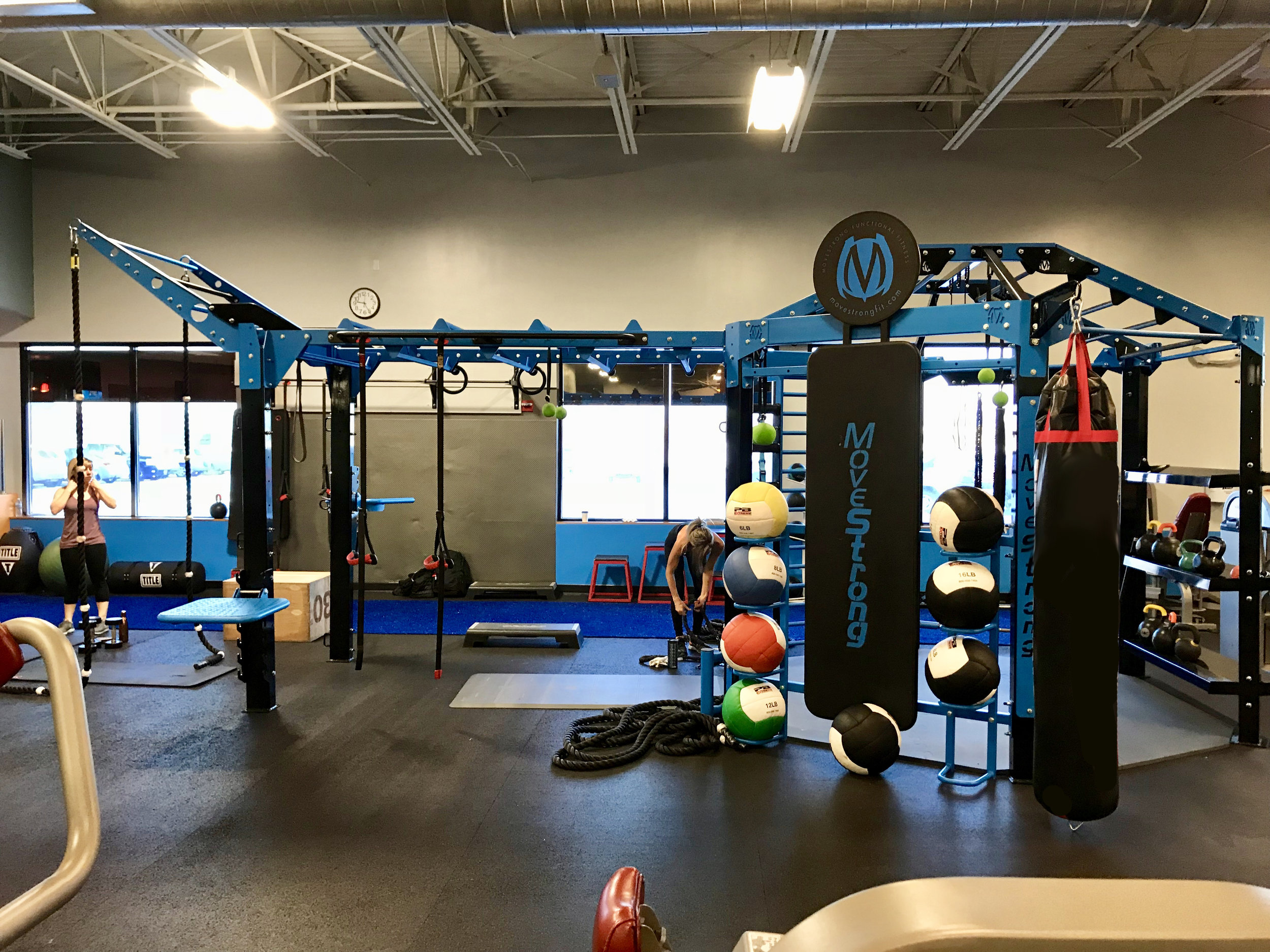 Functional Training Station for Group Workouts