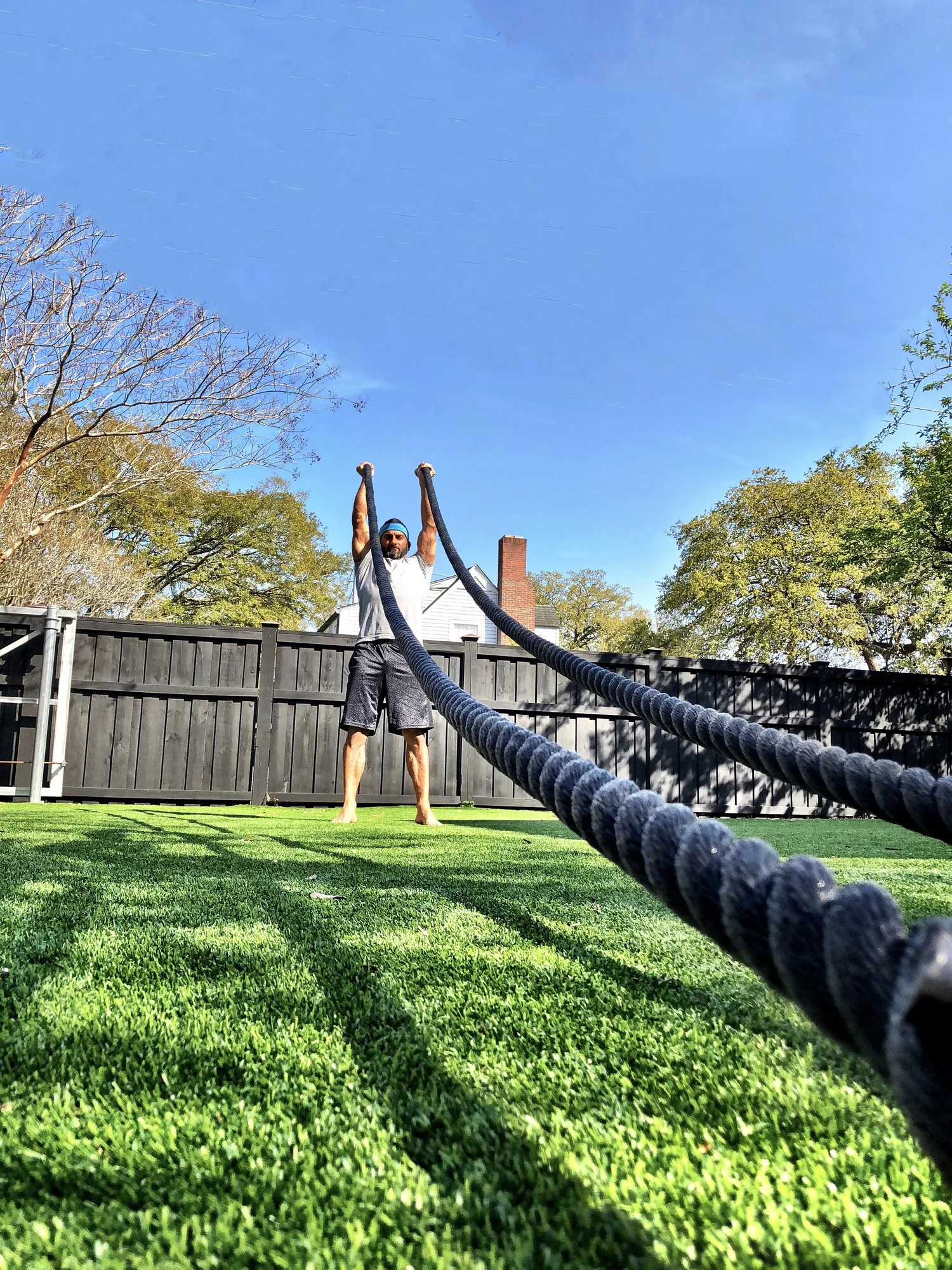 Battle Rope Attachment for T-Rex Outdoor Functional Training Station ...