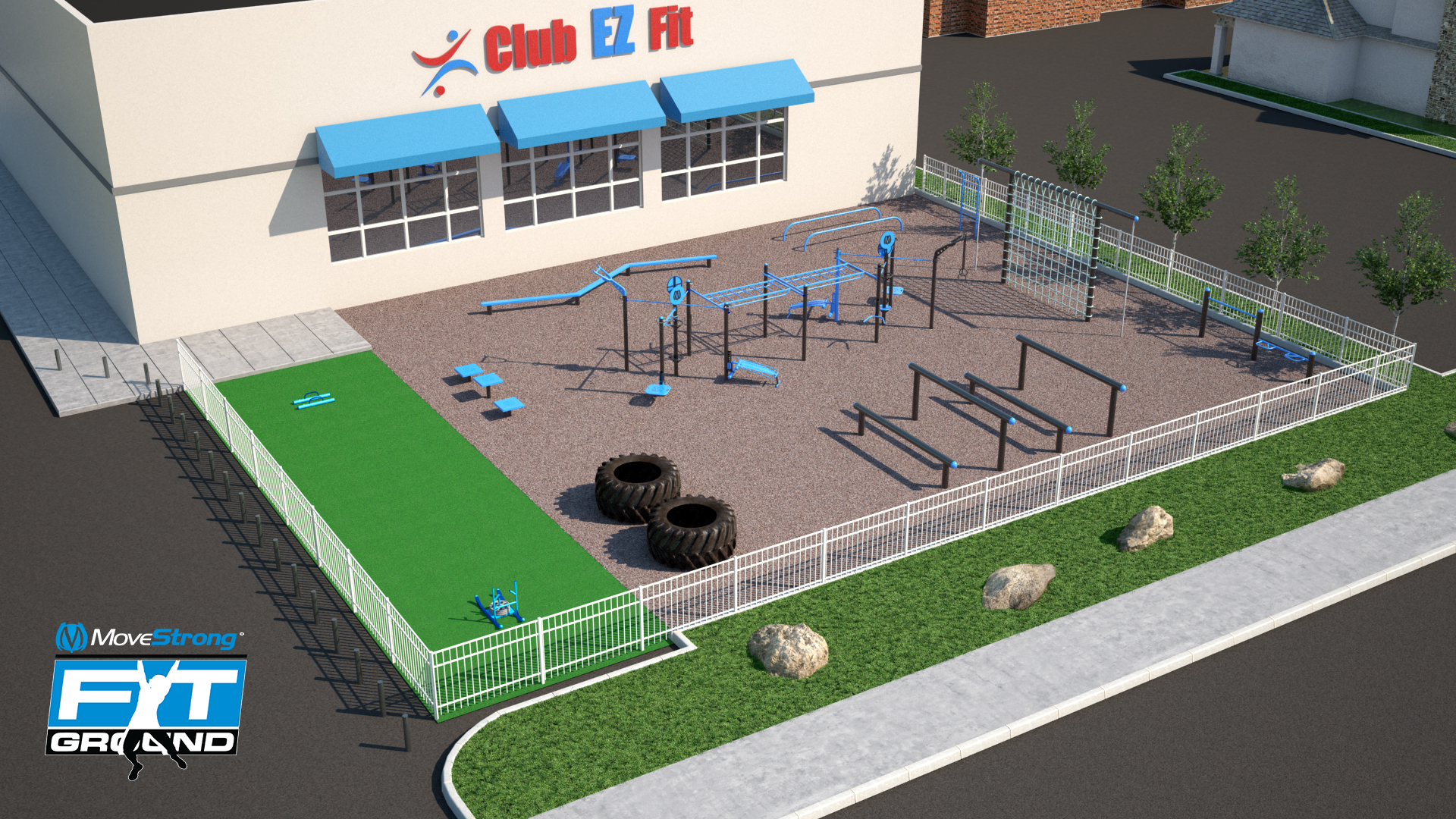 MoveStrong Outdoor Gym Fitness Design