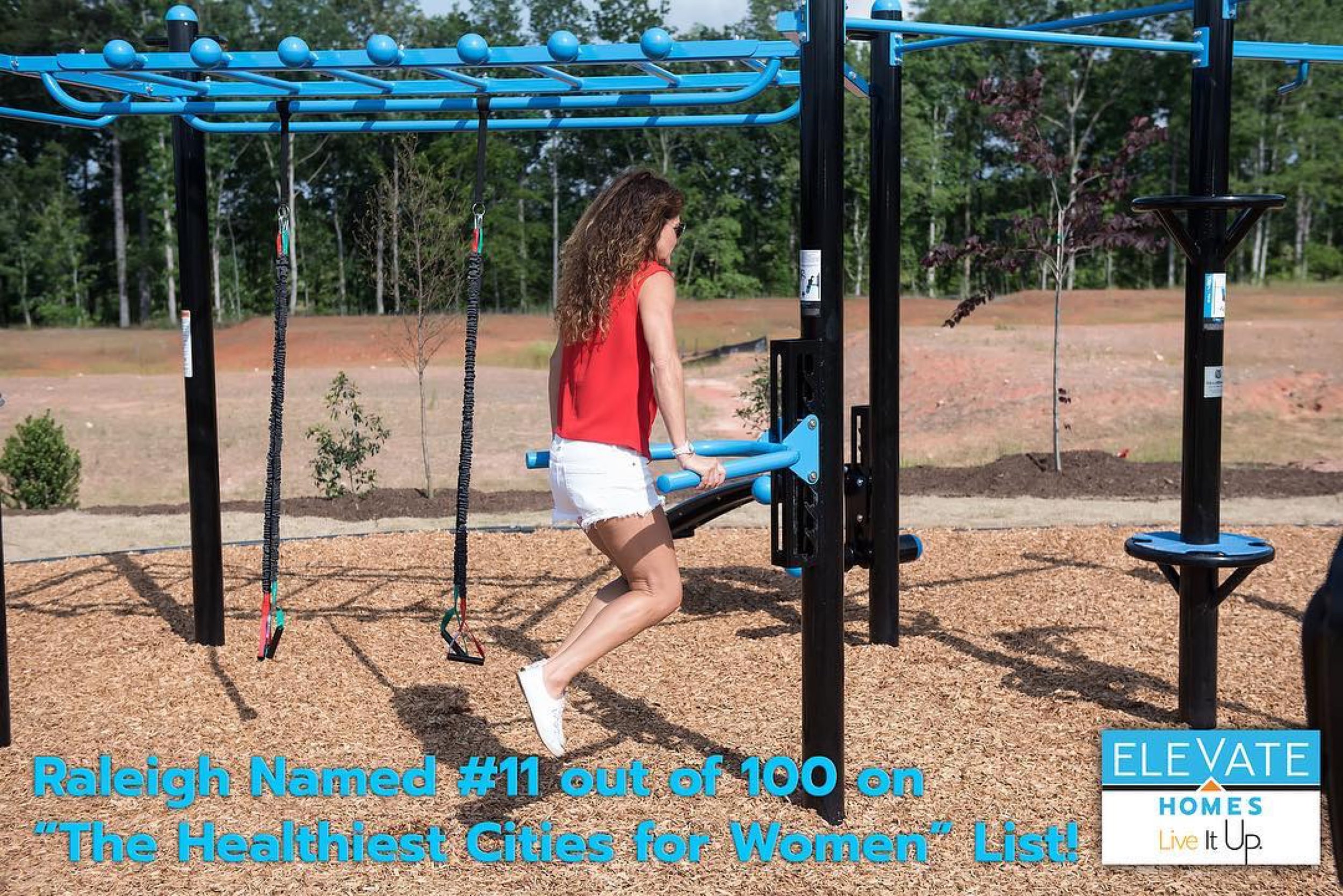 Elevate Homes Outdoor Fitness Amenity