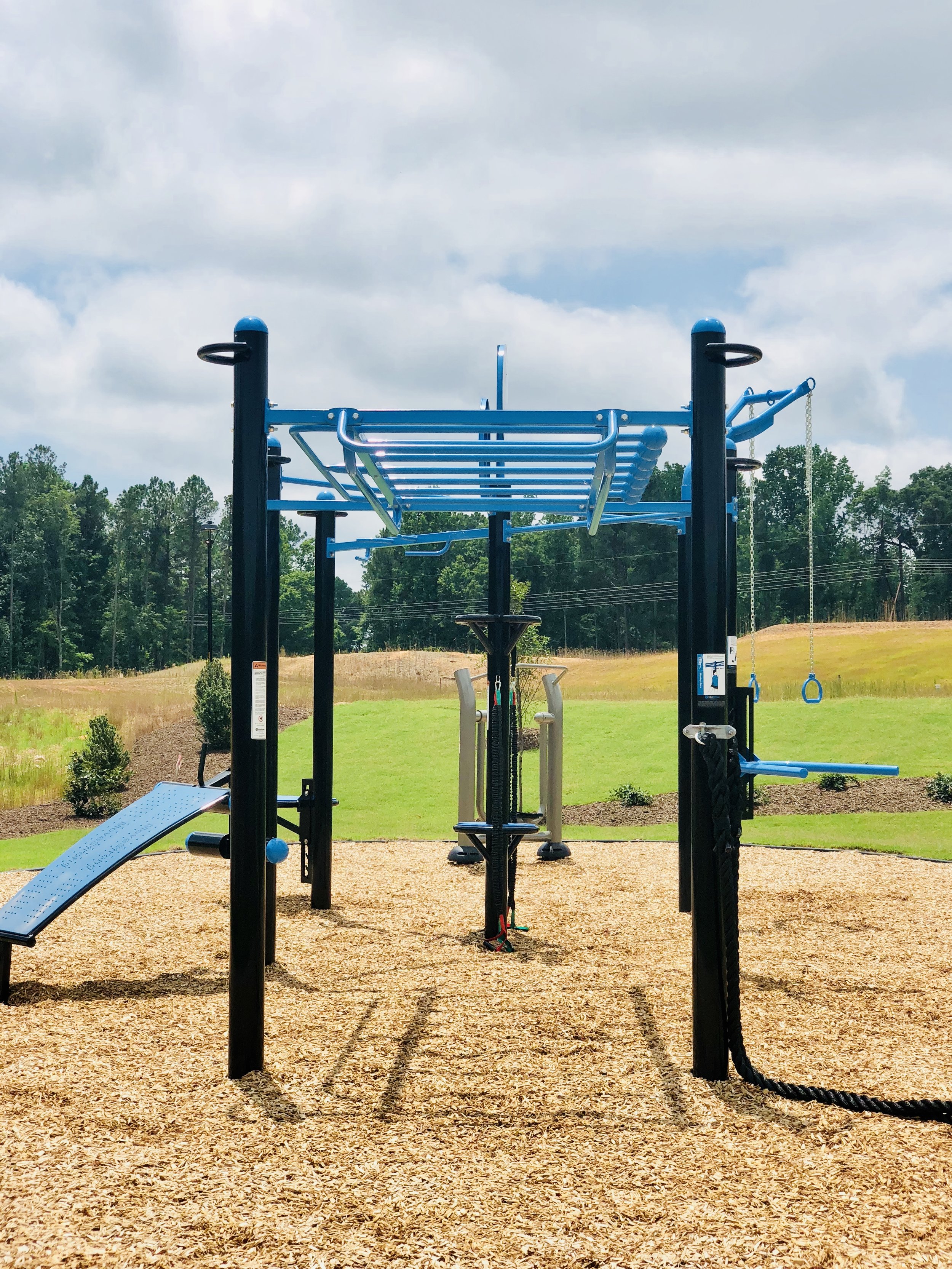 outdoor gym with MoveStrong