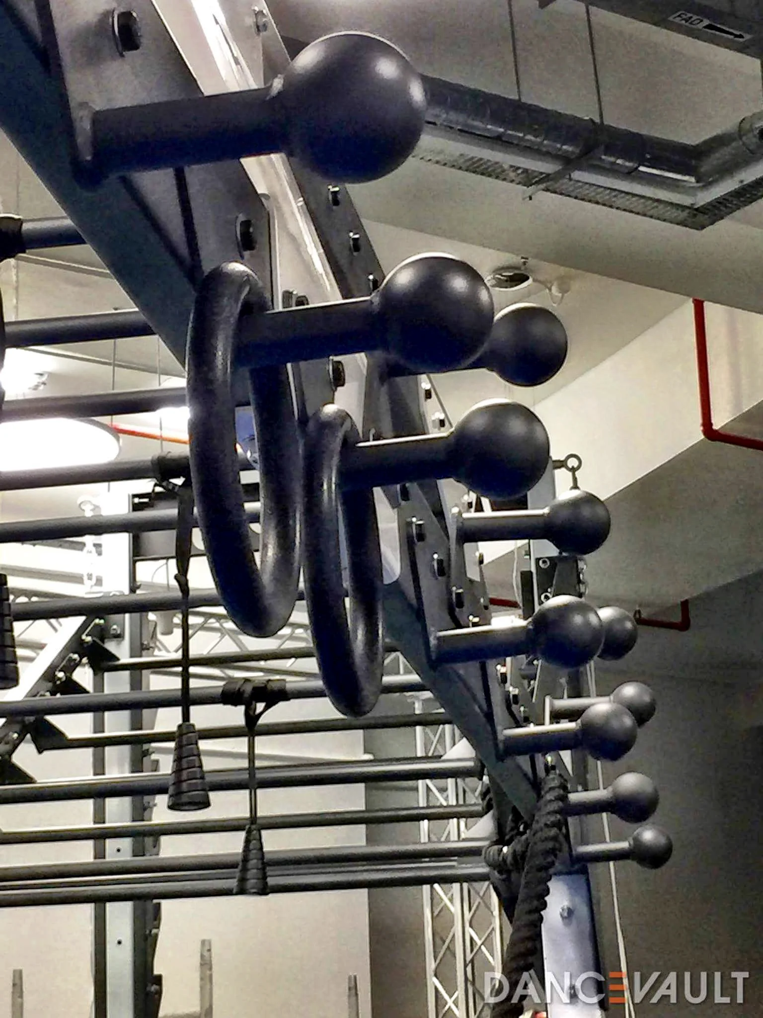 Side Globe Rail feature- Ring Toss Exercise