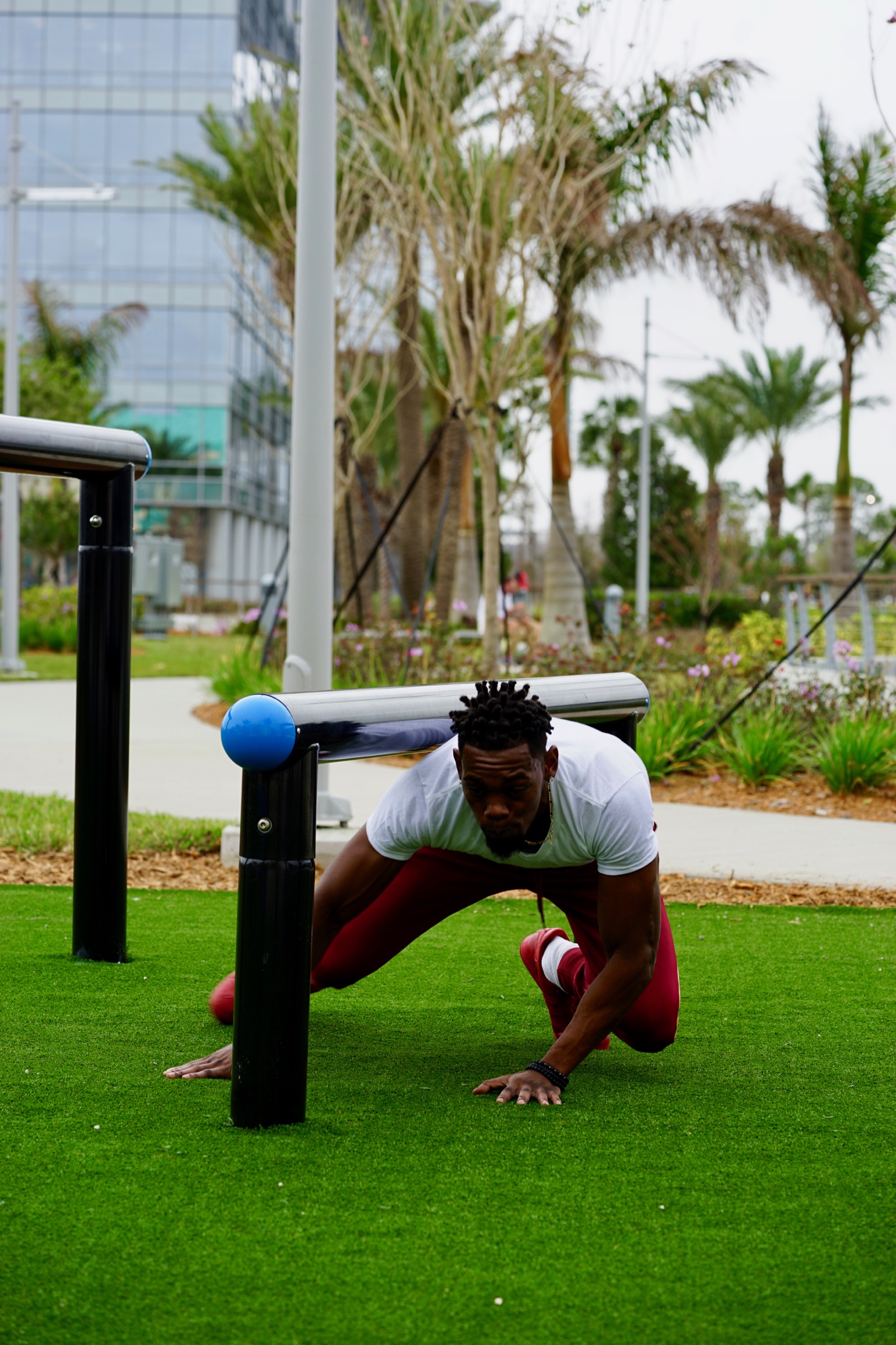 Over Under agility post crawl obstacle 