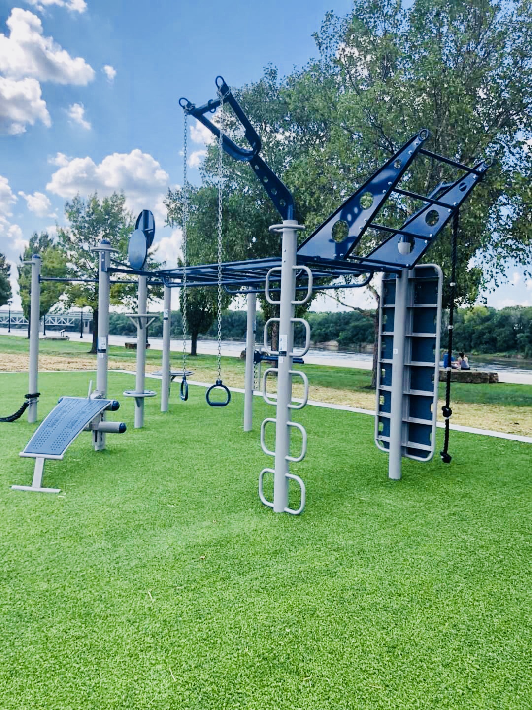 Custom Outdoor Fitness layout