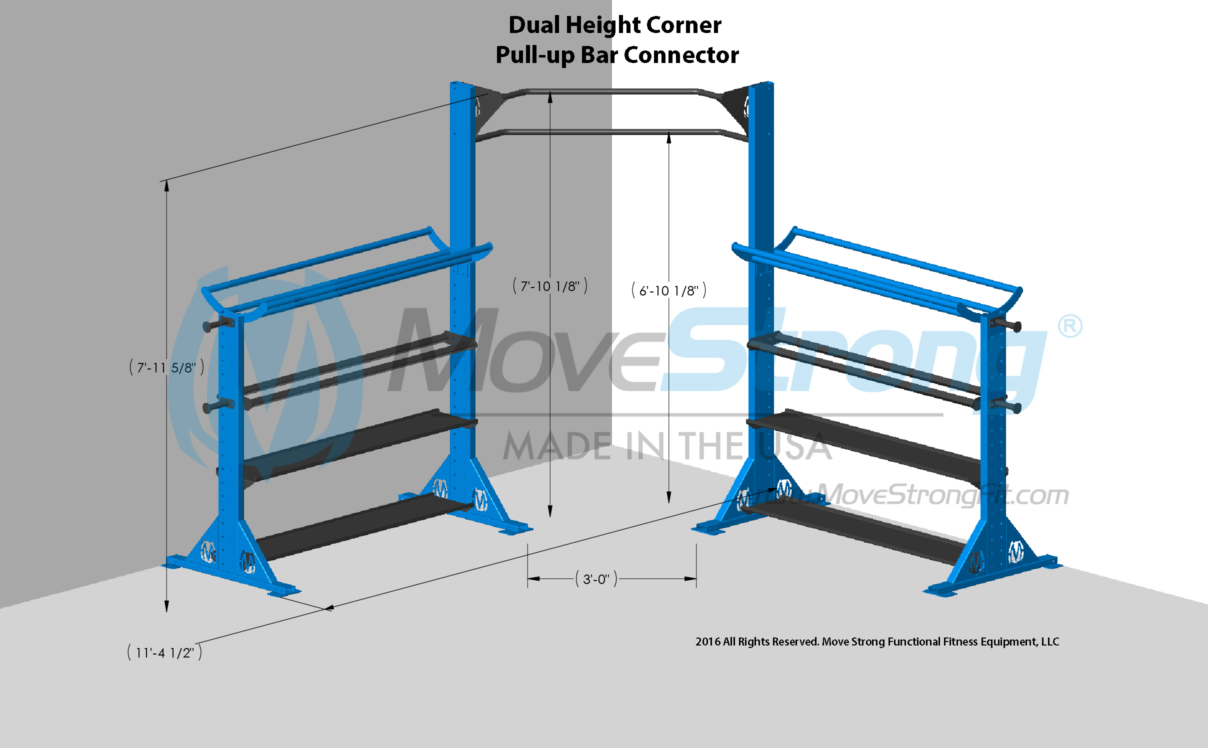 CORNER WALL PLACEMENT OPTION