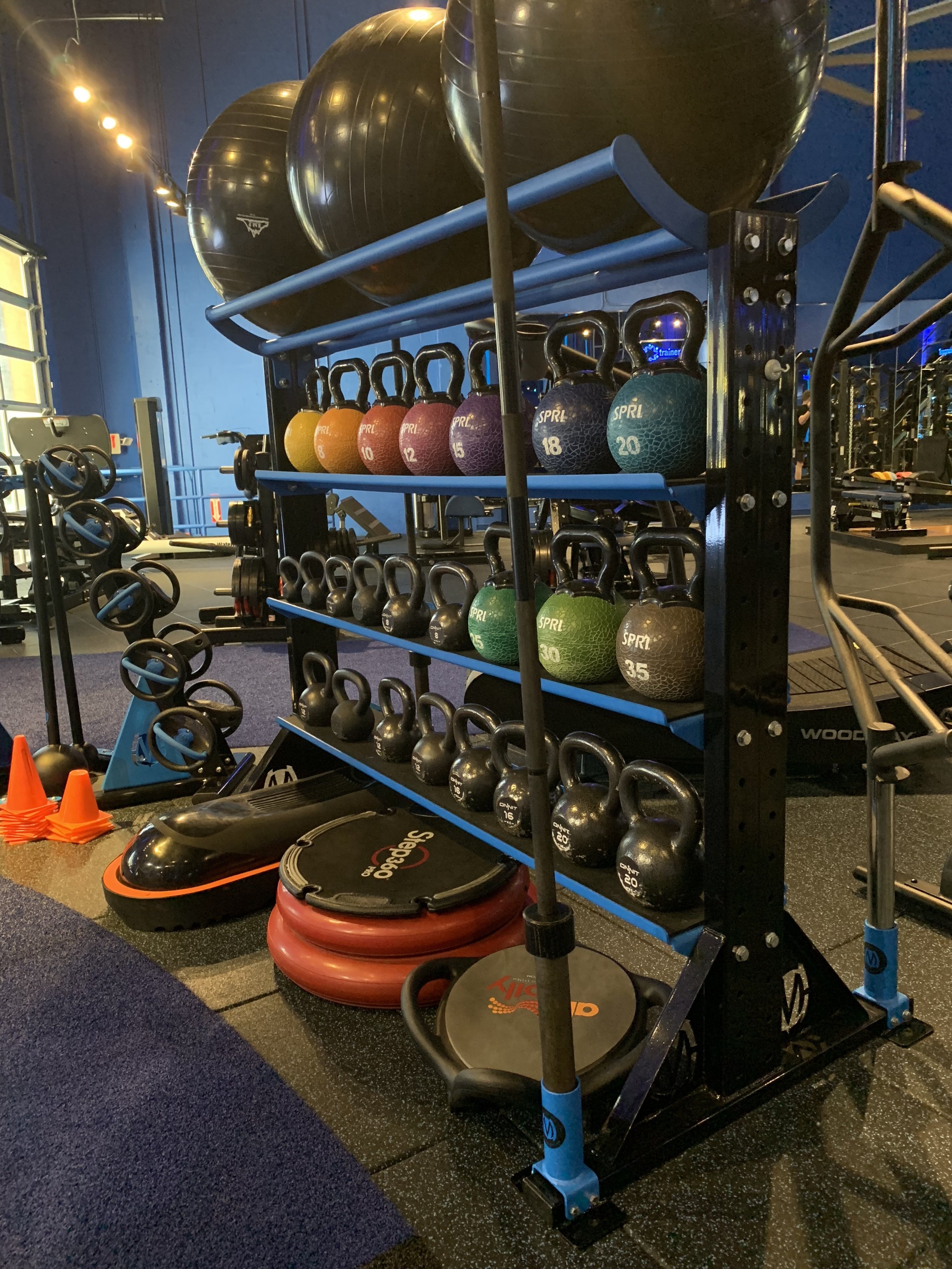 Gym design storage rack custom made