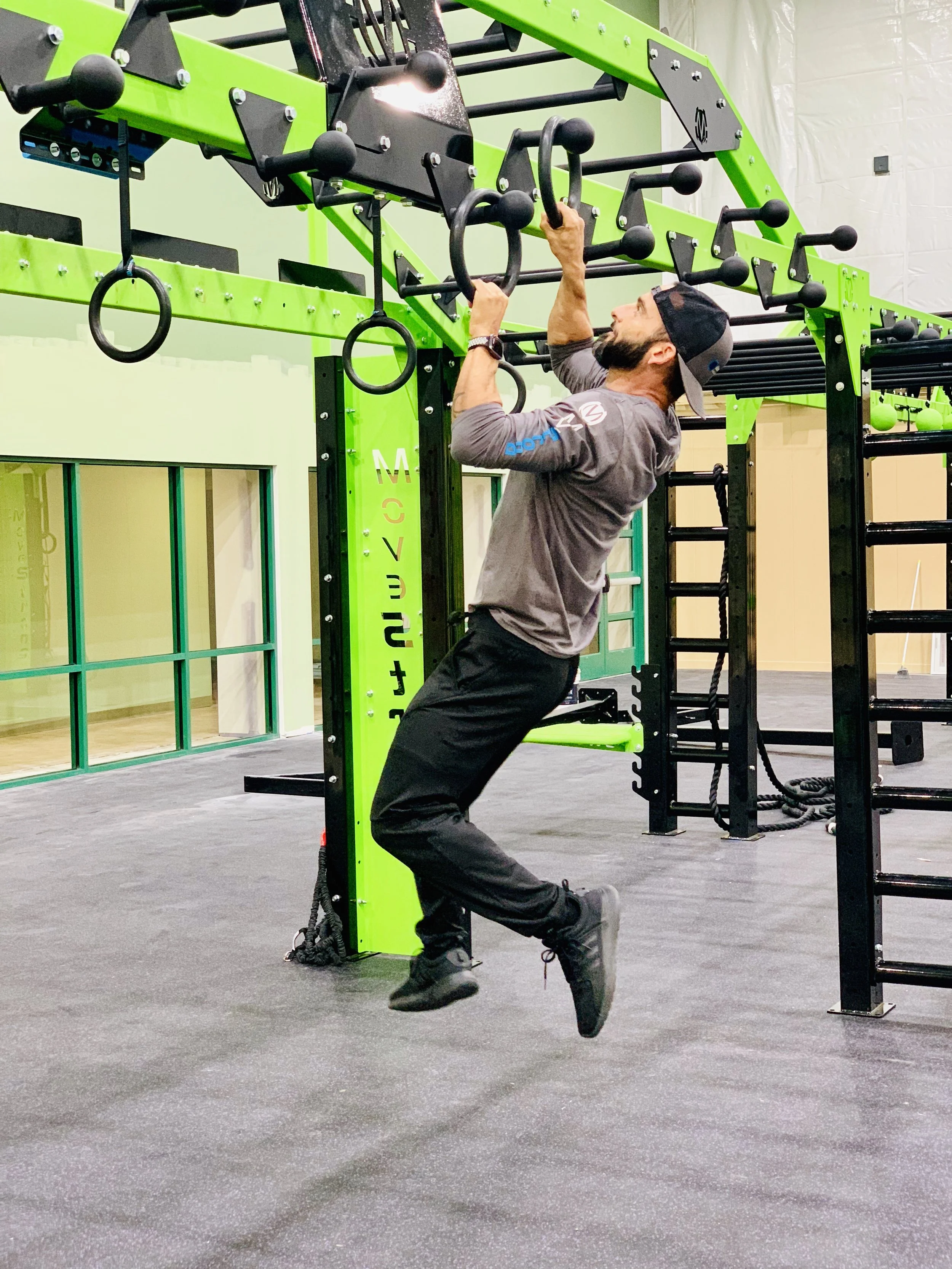 Ring Toss Ninja Warrior Exercise