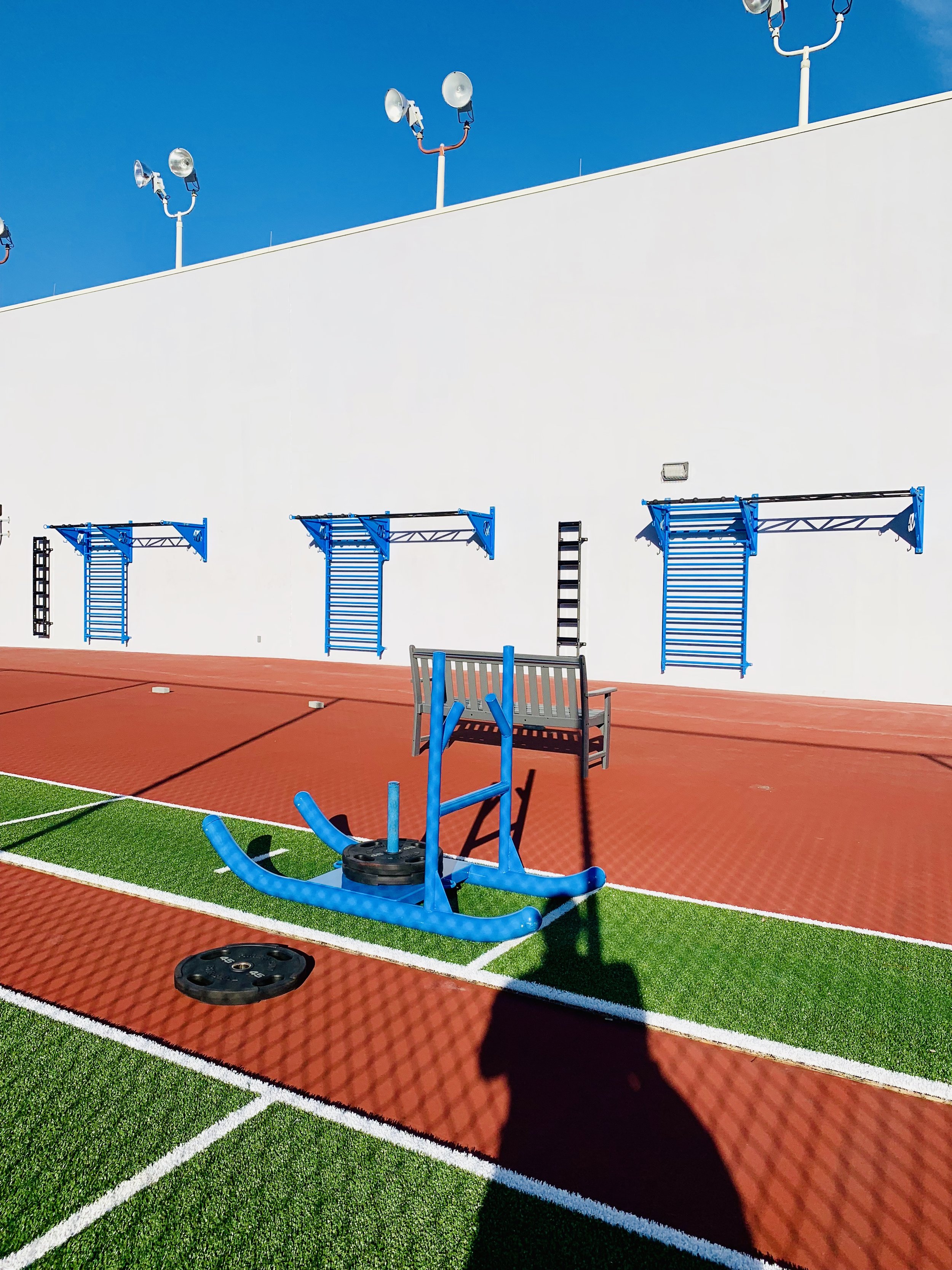 Functional Training workout area rooftop
