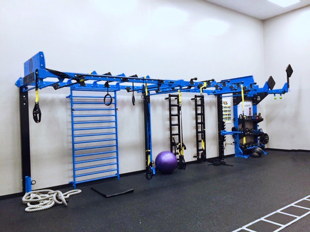 Group Fitness HIIT Training Equipment Layout