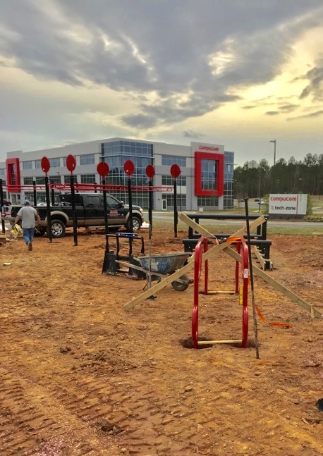 Installation of MoveStrong Outdoor Fitness Equipment
