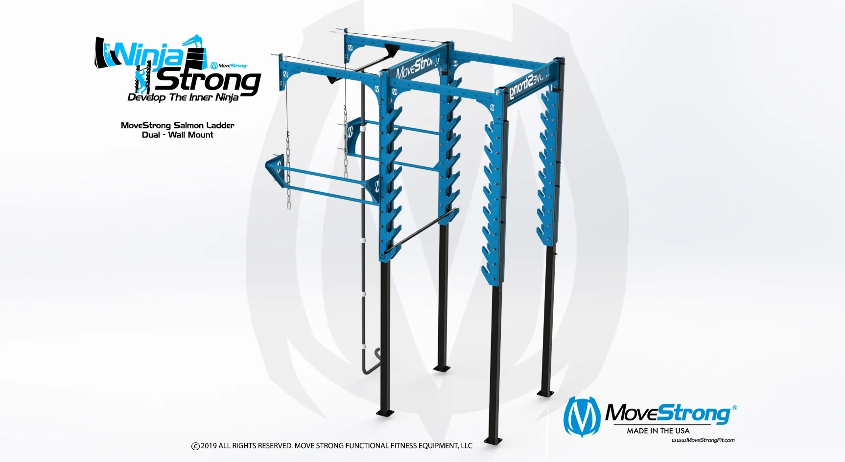 New Dual Sided Wall Mount Salmon Ladder Design Available