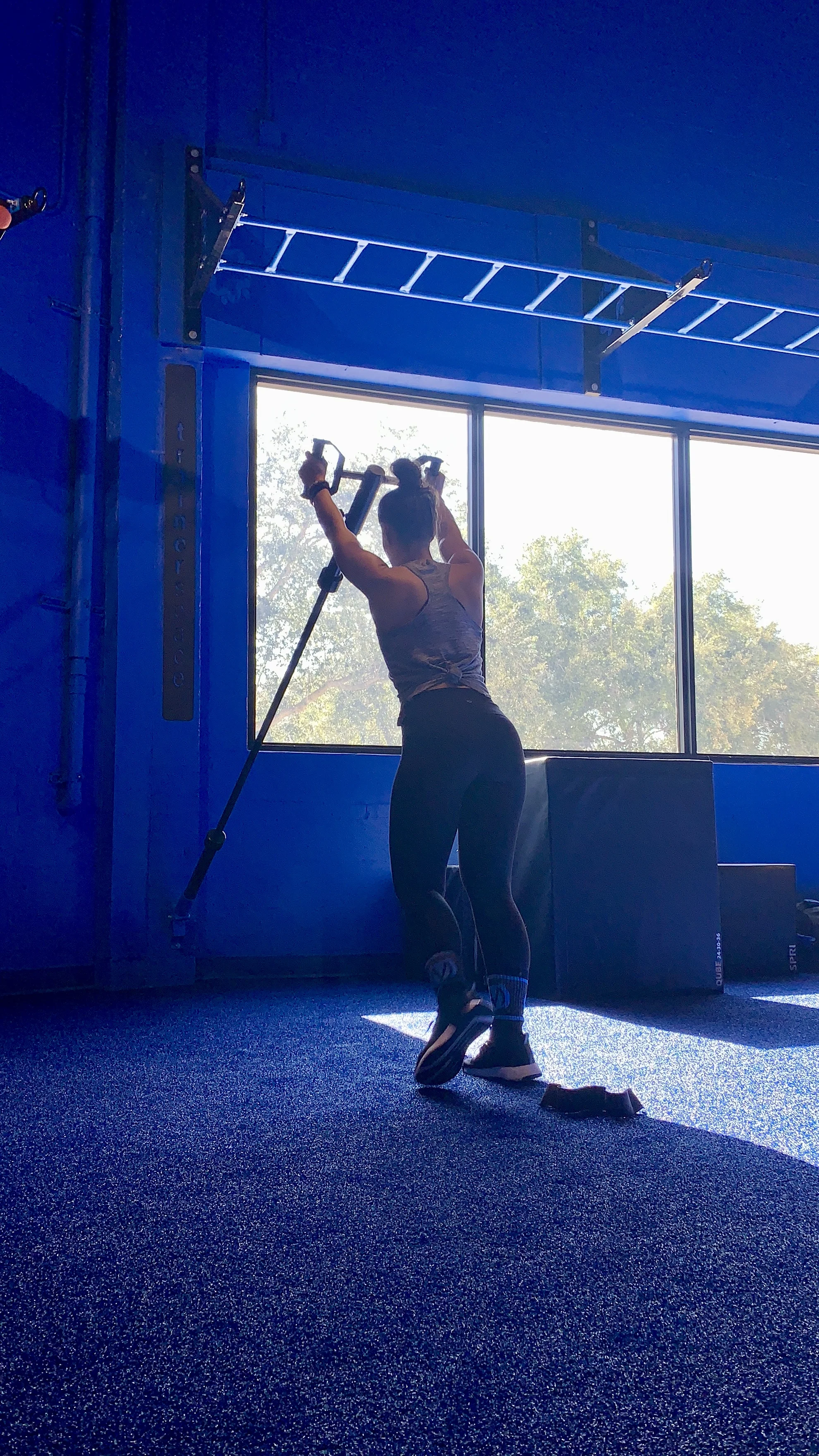 Total Body Functional Fitness Exercise with MoveStrong GRT Lunge To Press