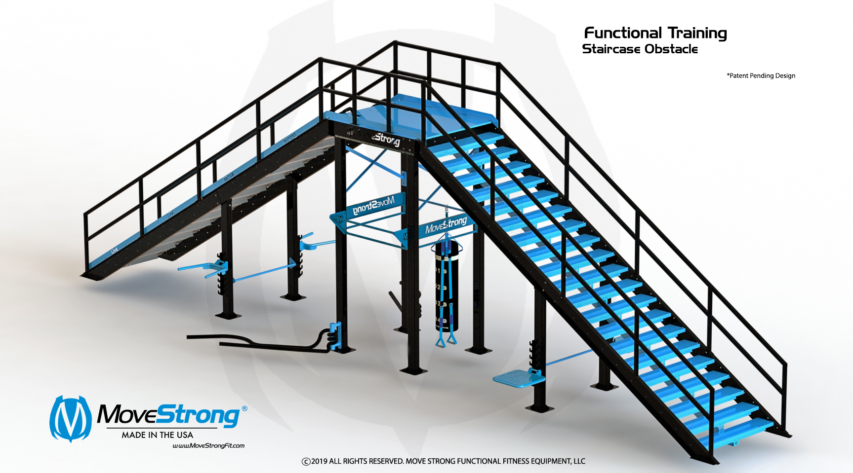 Functional Training Staircase With Ramp