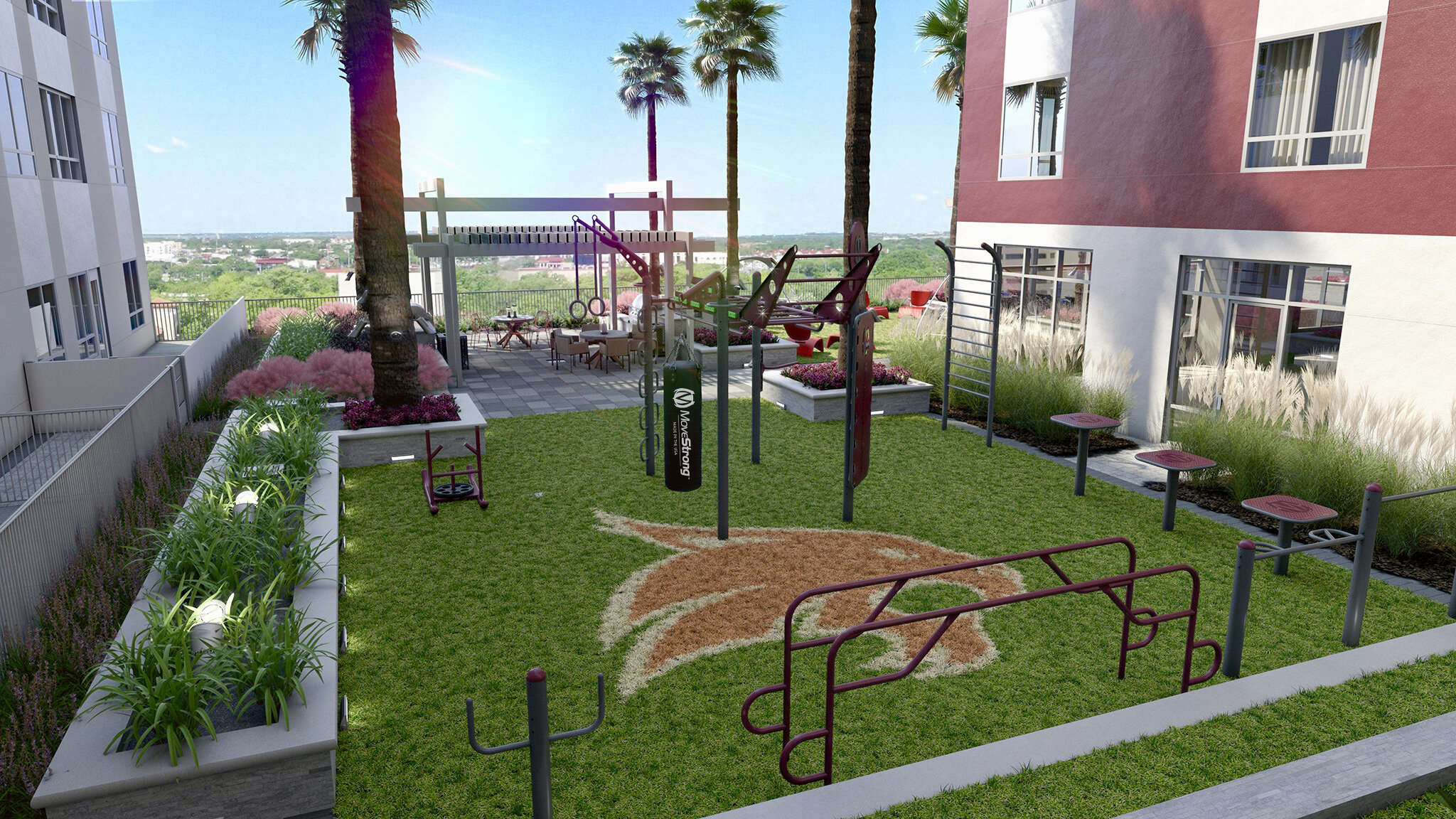 Apartment Outdoor Fitness Gym