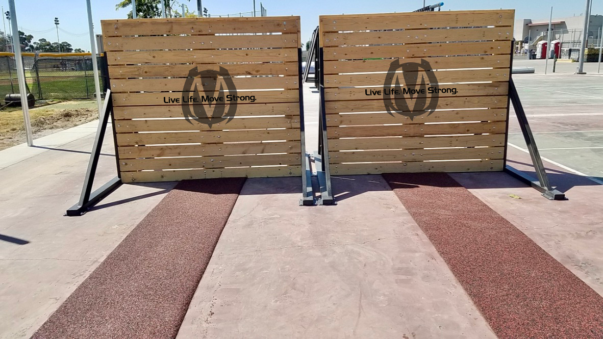 Police Course Wall Fence Climb Obstacle Course