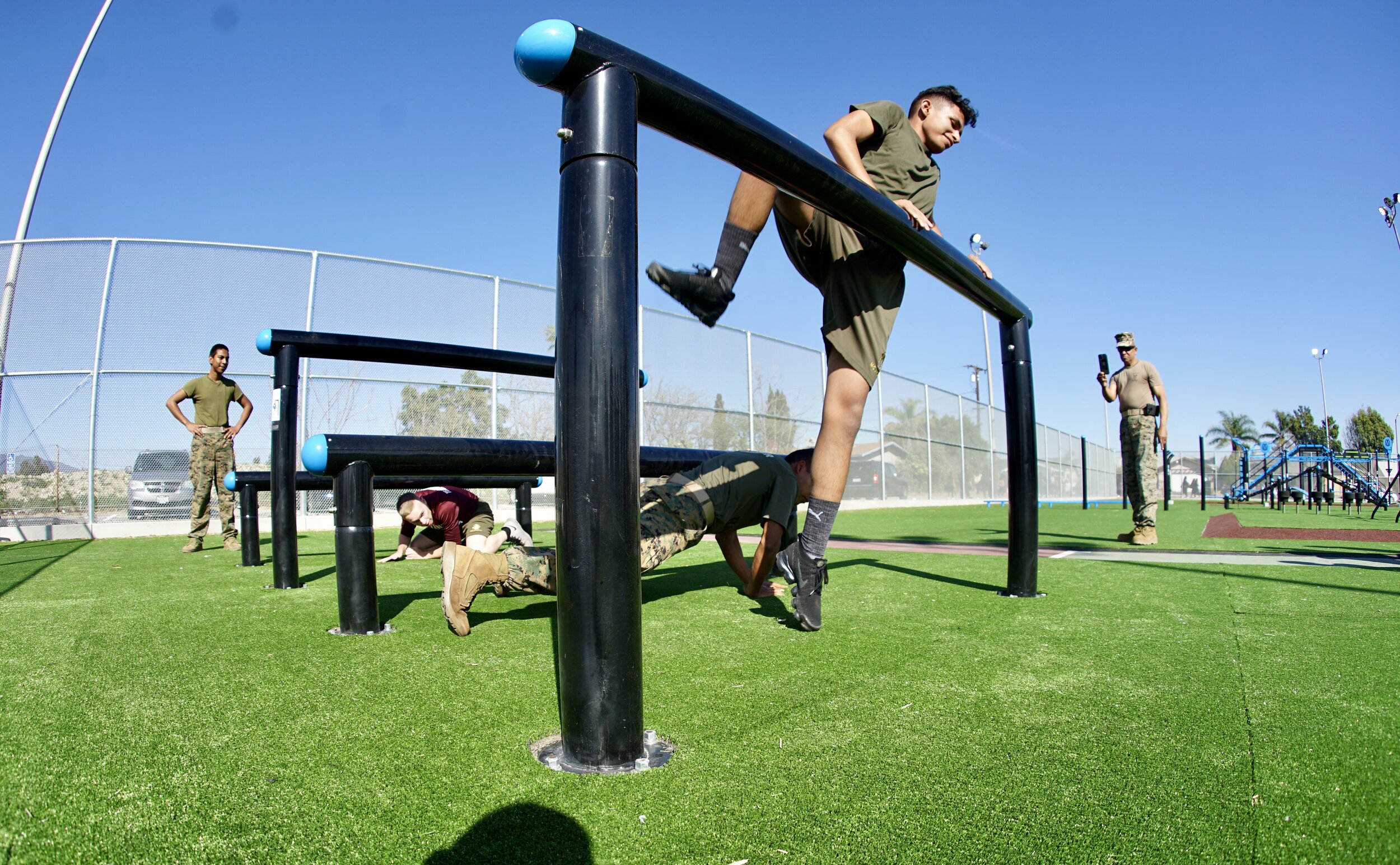  MoveStrong Outdoor Obstacle Course Training ROTC School Campus 