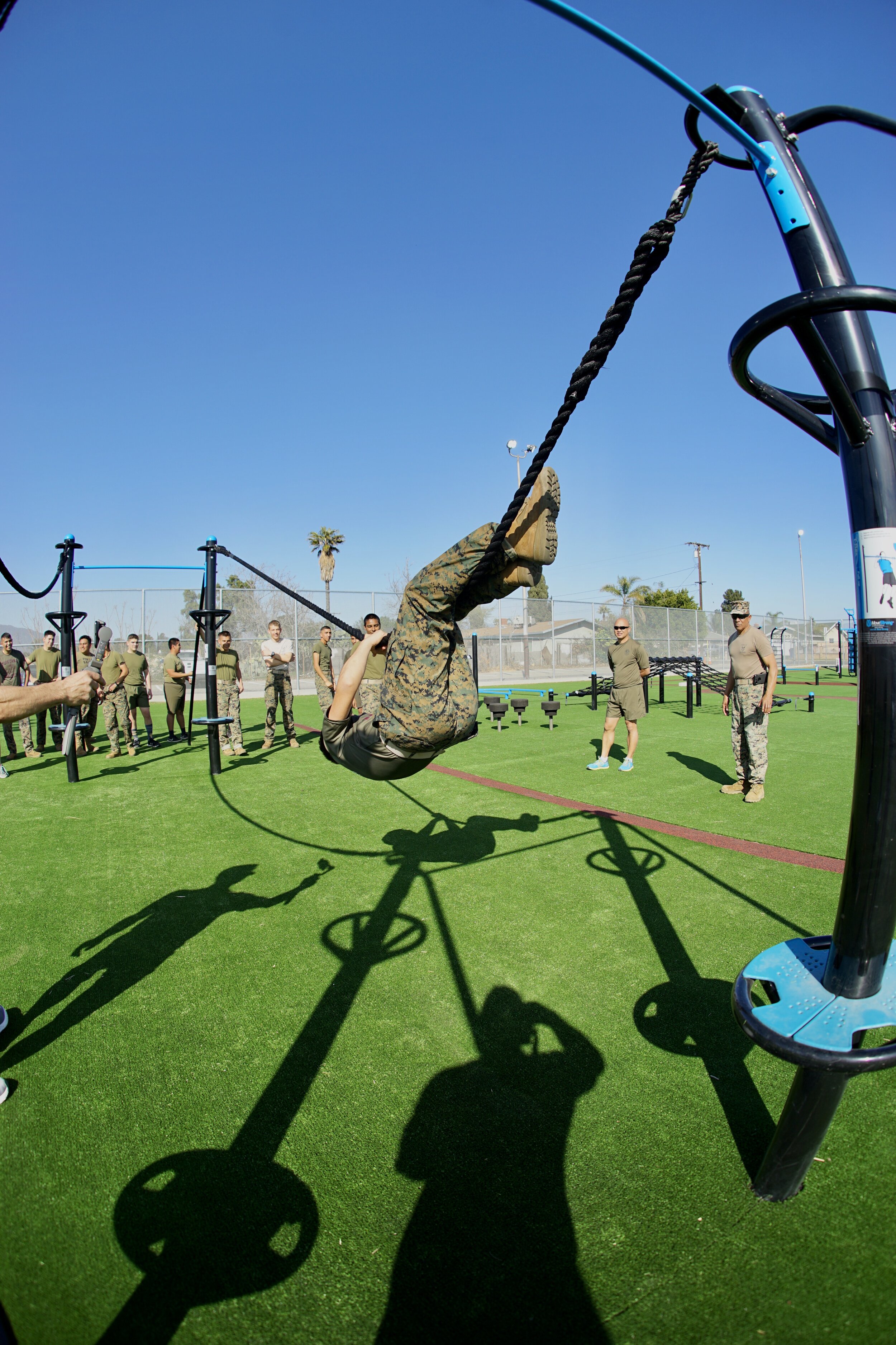 Horizontal Rope climb Obstacle Equipment