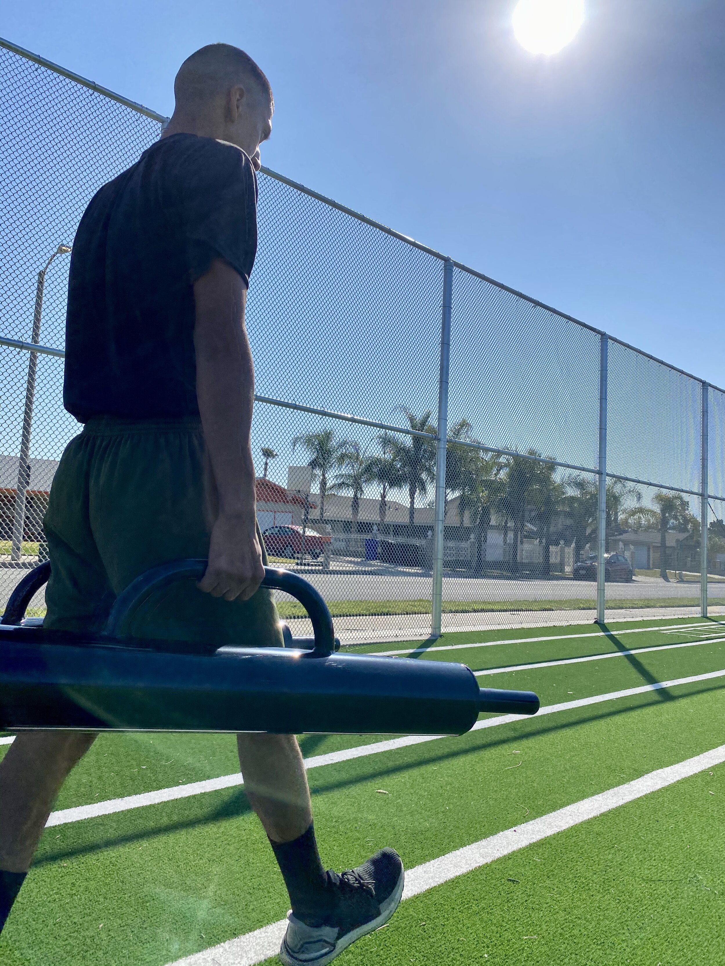 Farmer Walk Log Obstacle Course Challenge