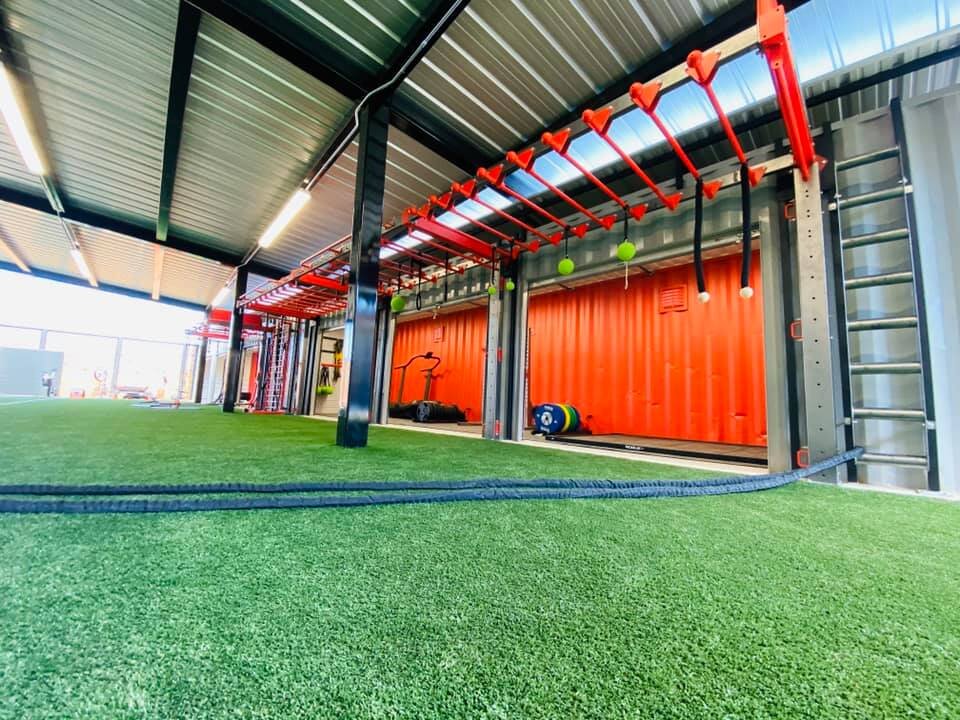 Shipping Container Repurposed As MoveStrong Fitness Training Facility