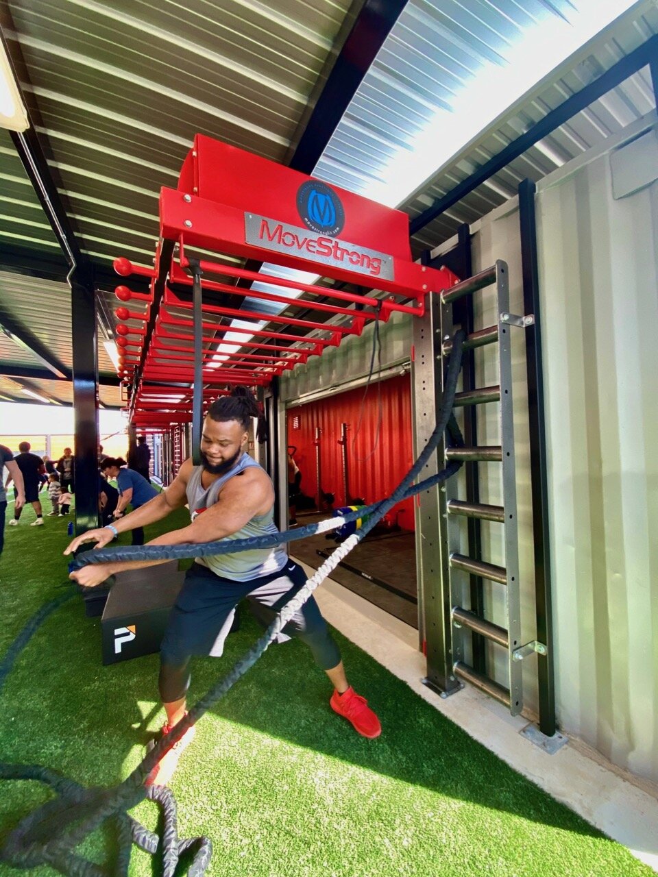 MoveStrong outdoor custom functional training area