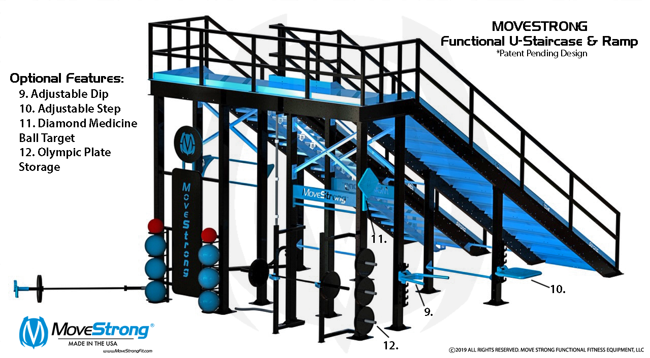 MoveStrong Functional Training Staircase and Ramp