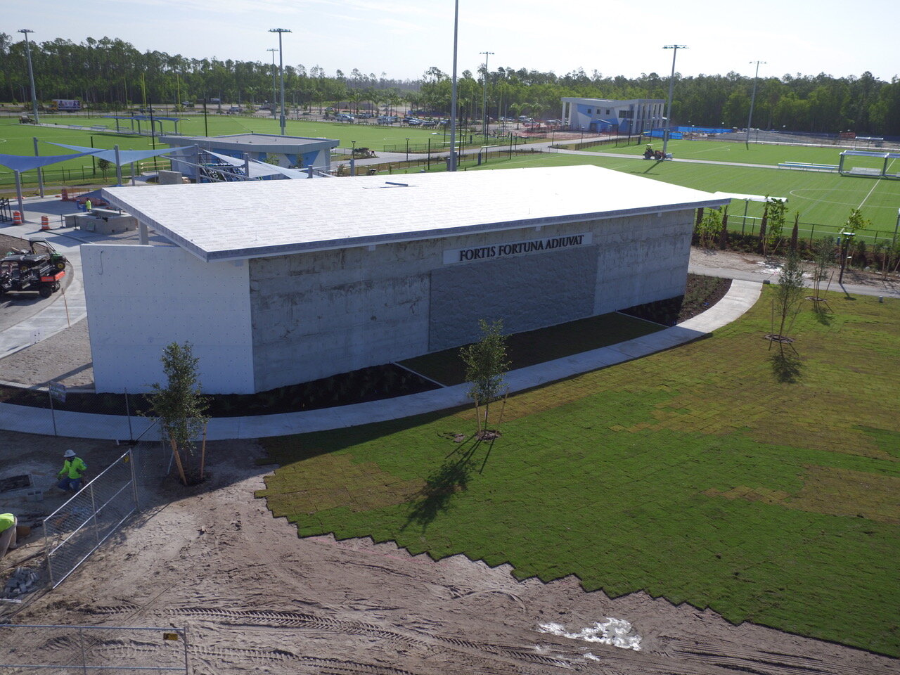 MoveStrong Collier County Paradise Coast Sports Complex Outdoor Installations Construction Phase Ground Prep