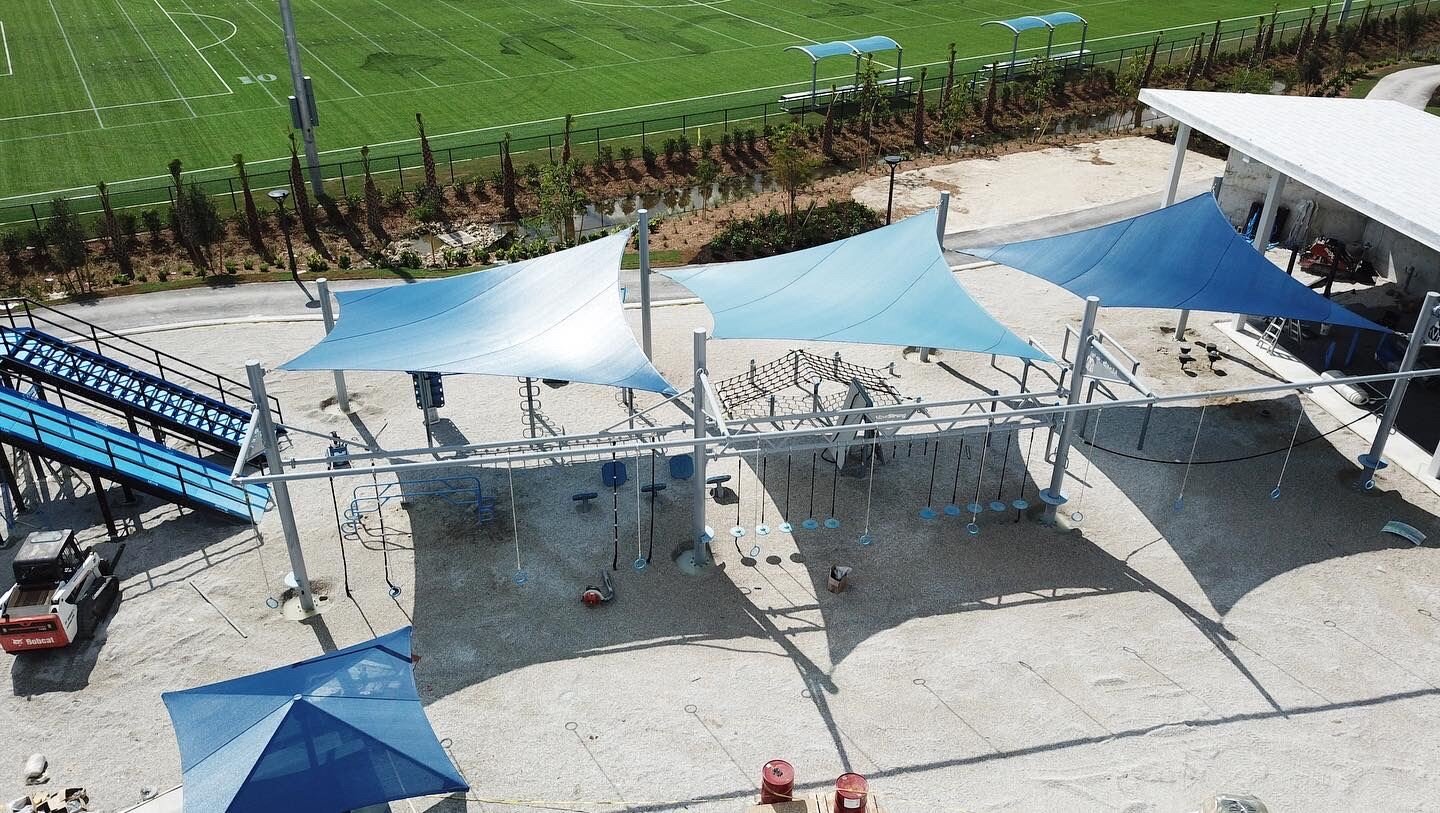 MoveStrong shade structure overhead view