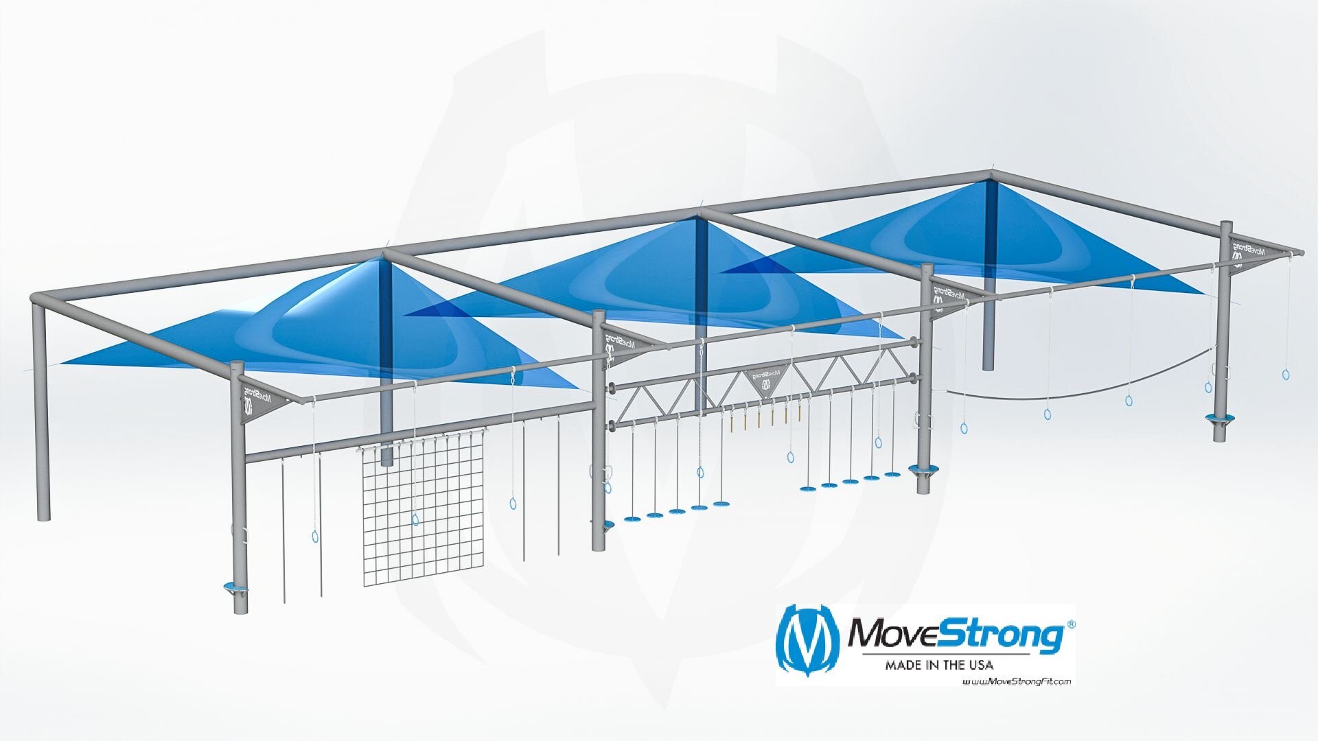 MoveStrong shade structure layout