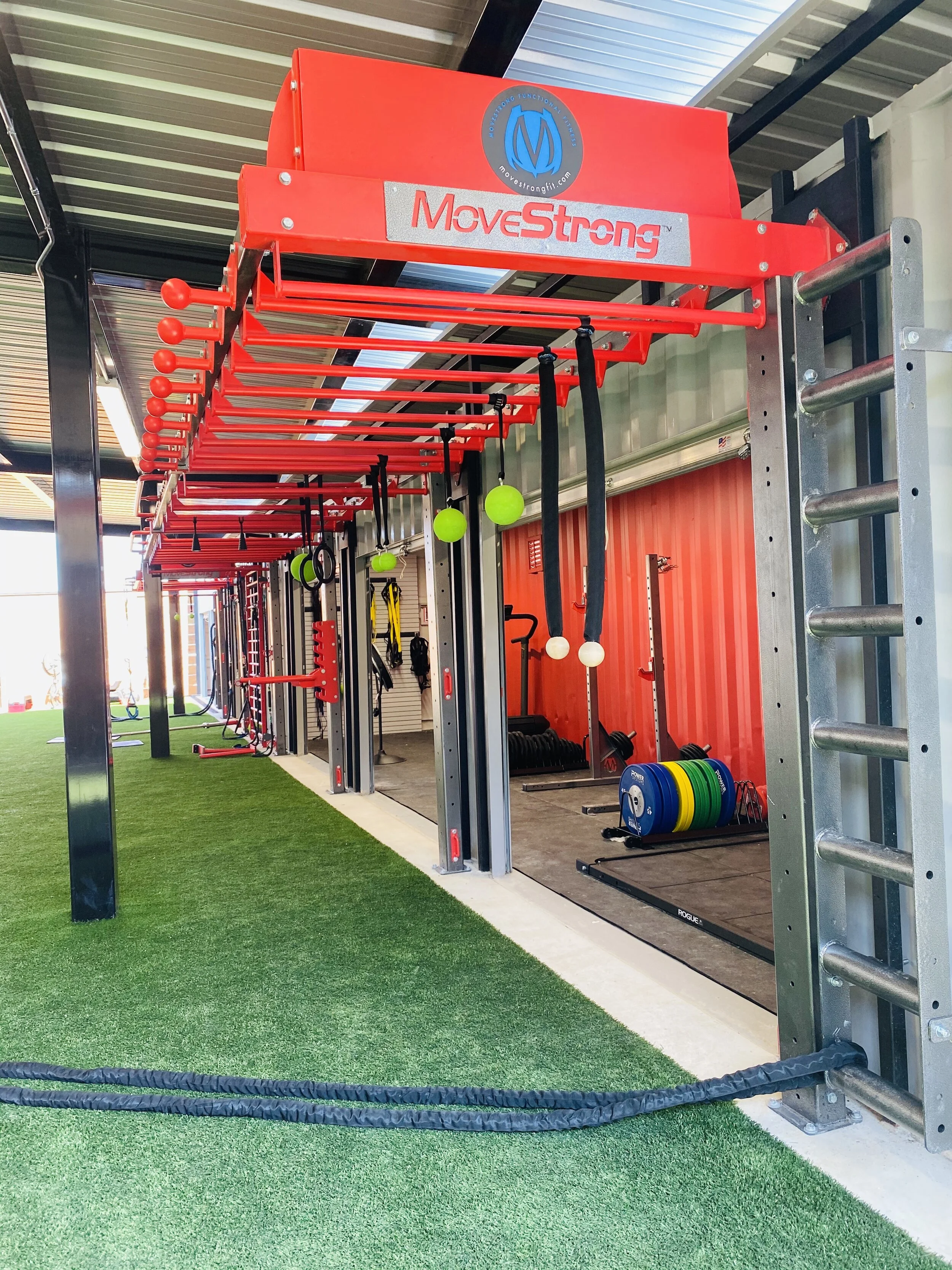 Shipping Container Repurposed With MoveStrong Functional Fitness