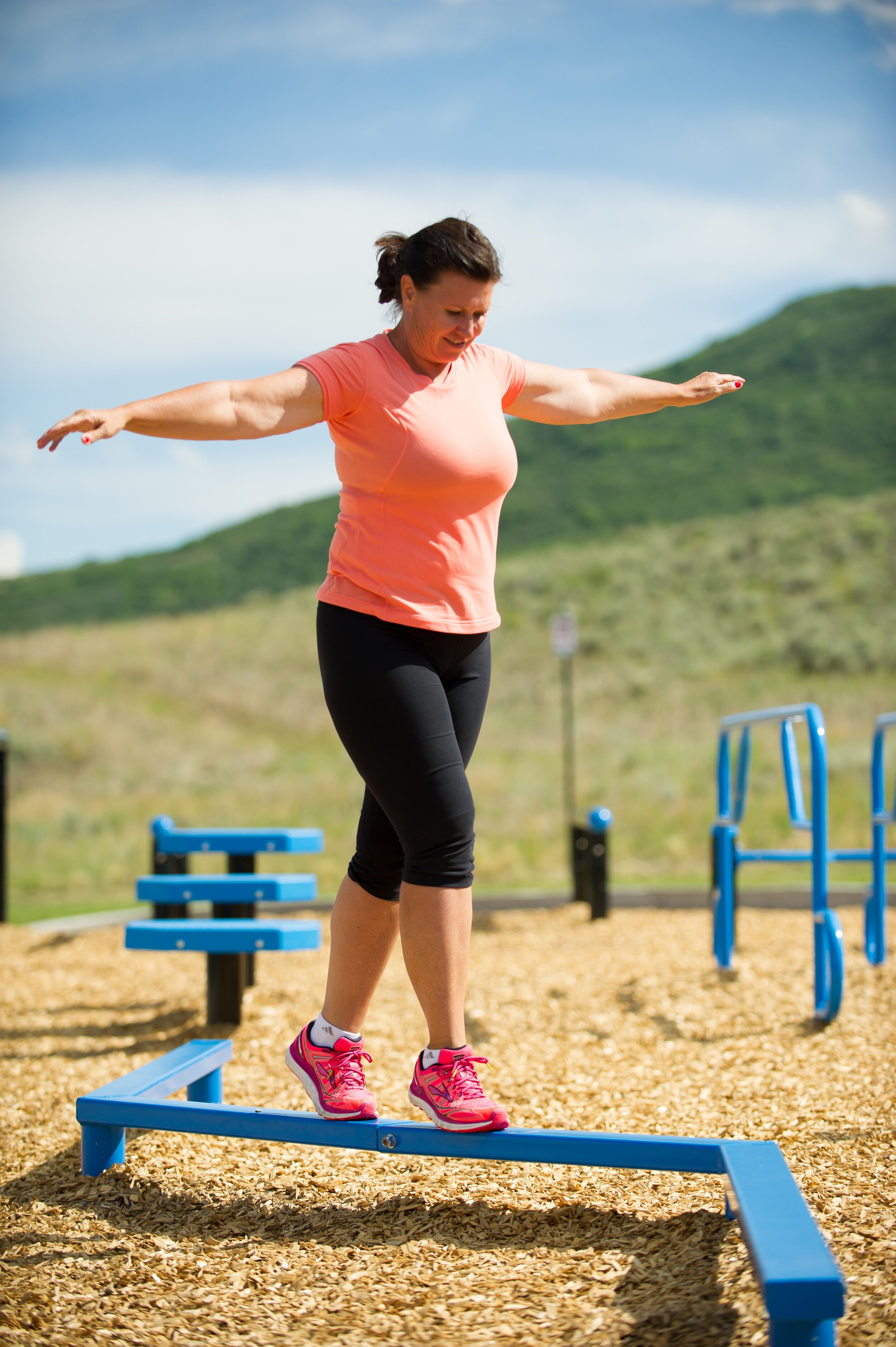 Zig Zag Balance Beam