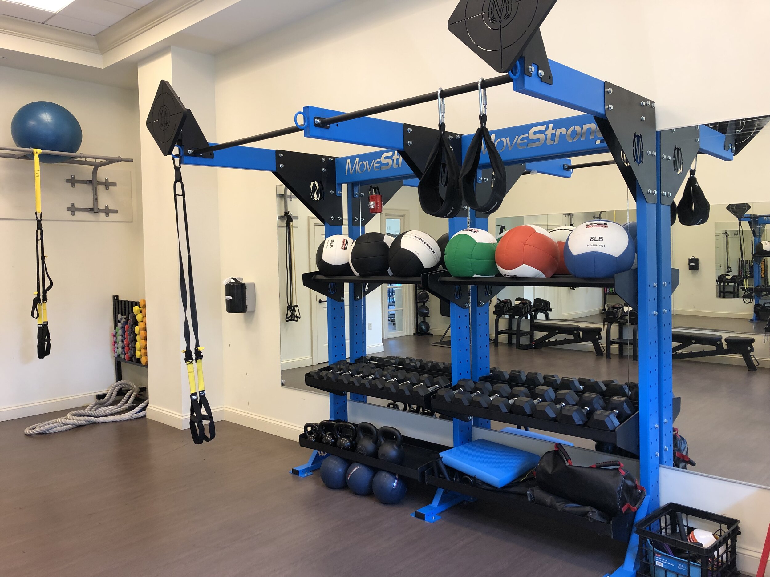 Custom functional fitness training in storage solutions in one. Made in USA