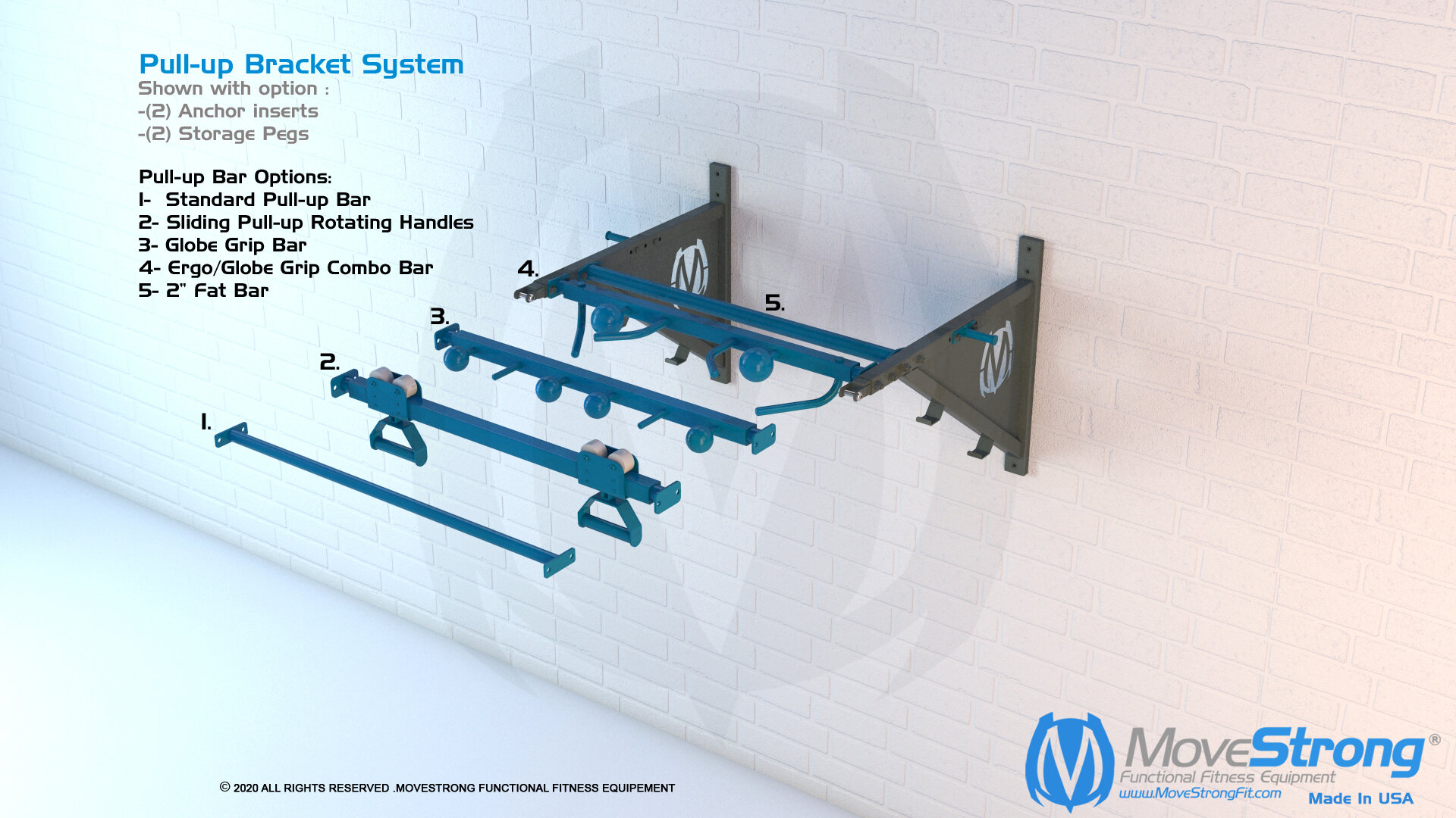 Pull-up Bracket System Bar Options