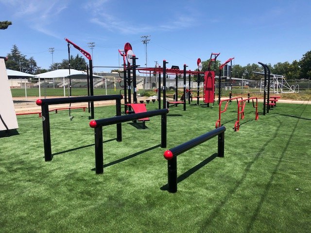 MoveStrong outdoor fitness equipment for schools